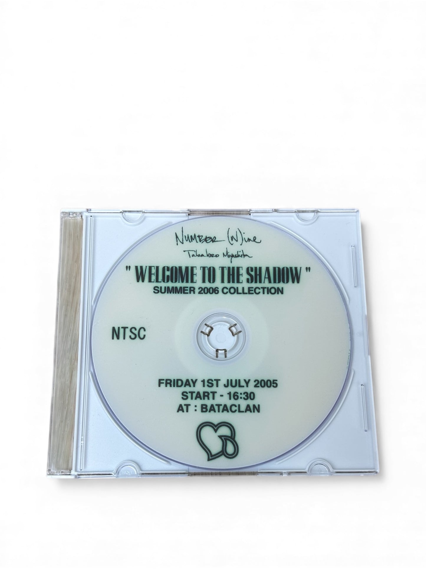 2006SS Number (N)ine “Welcome to the Shadow” Collection DVD