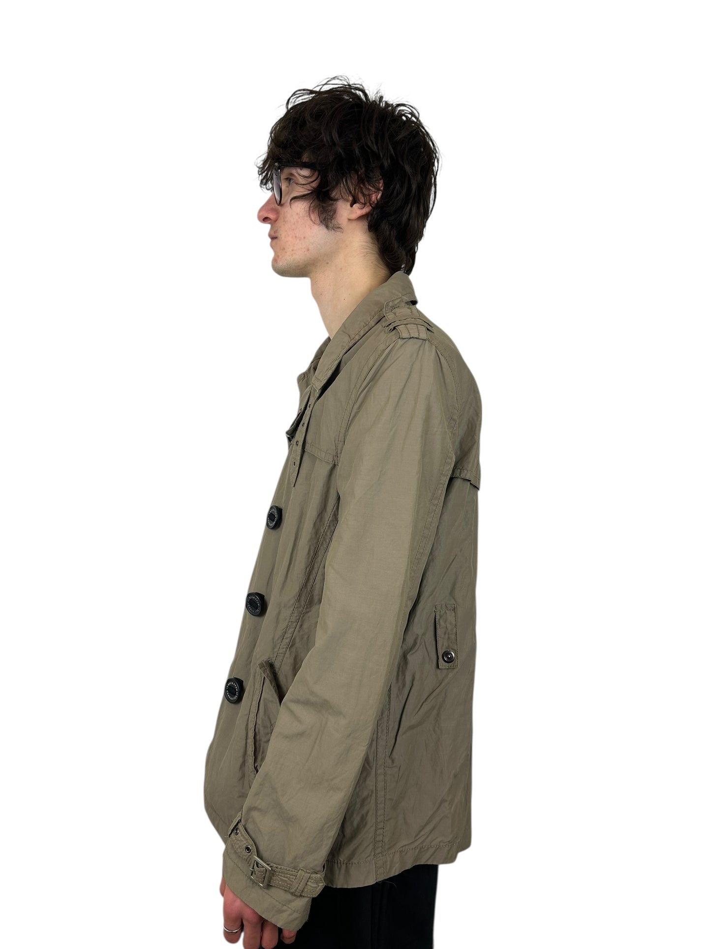 PPFM Military Utility Trench Coat w Internal Harness (L)