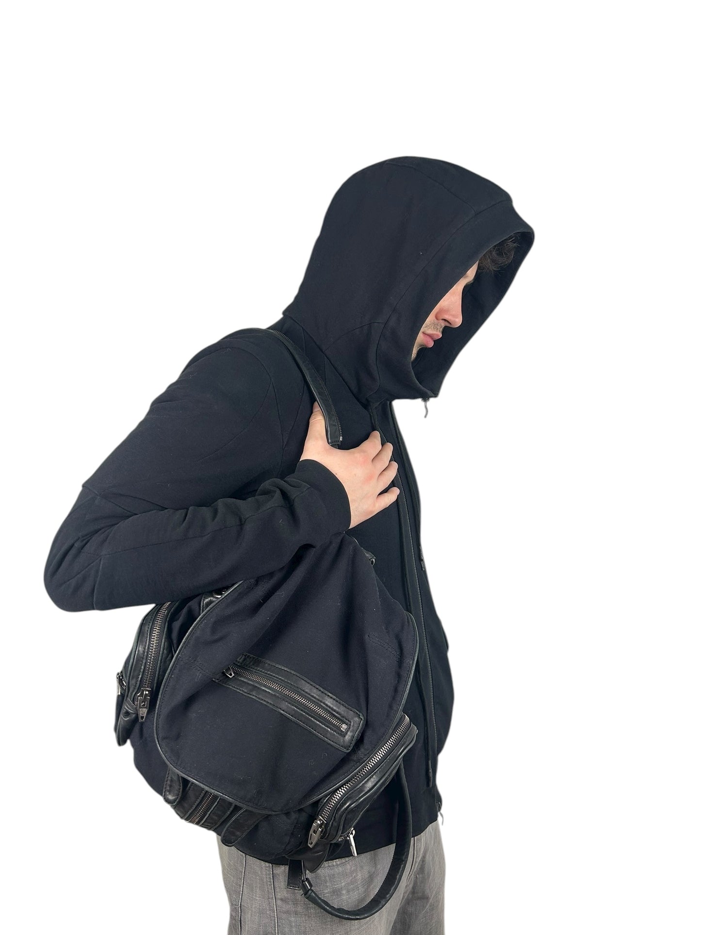 2010s Alexander Wang Marti Canvas/Leather Backpack