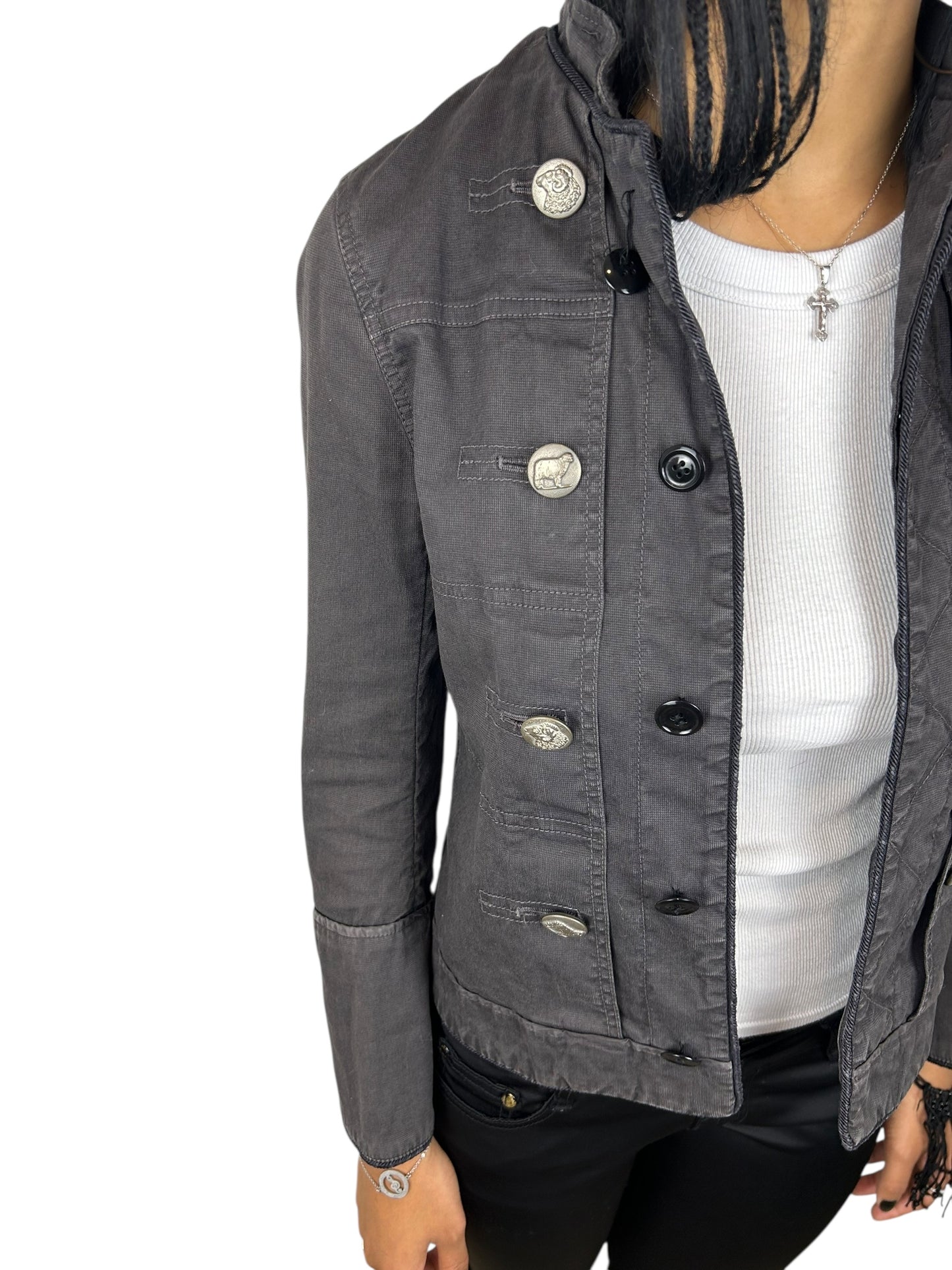 2011 Spring RTW Undercover Military Inspired Double Breasted Jacket (S)