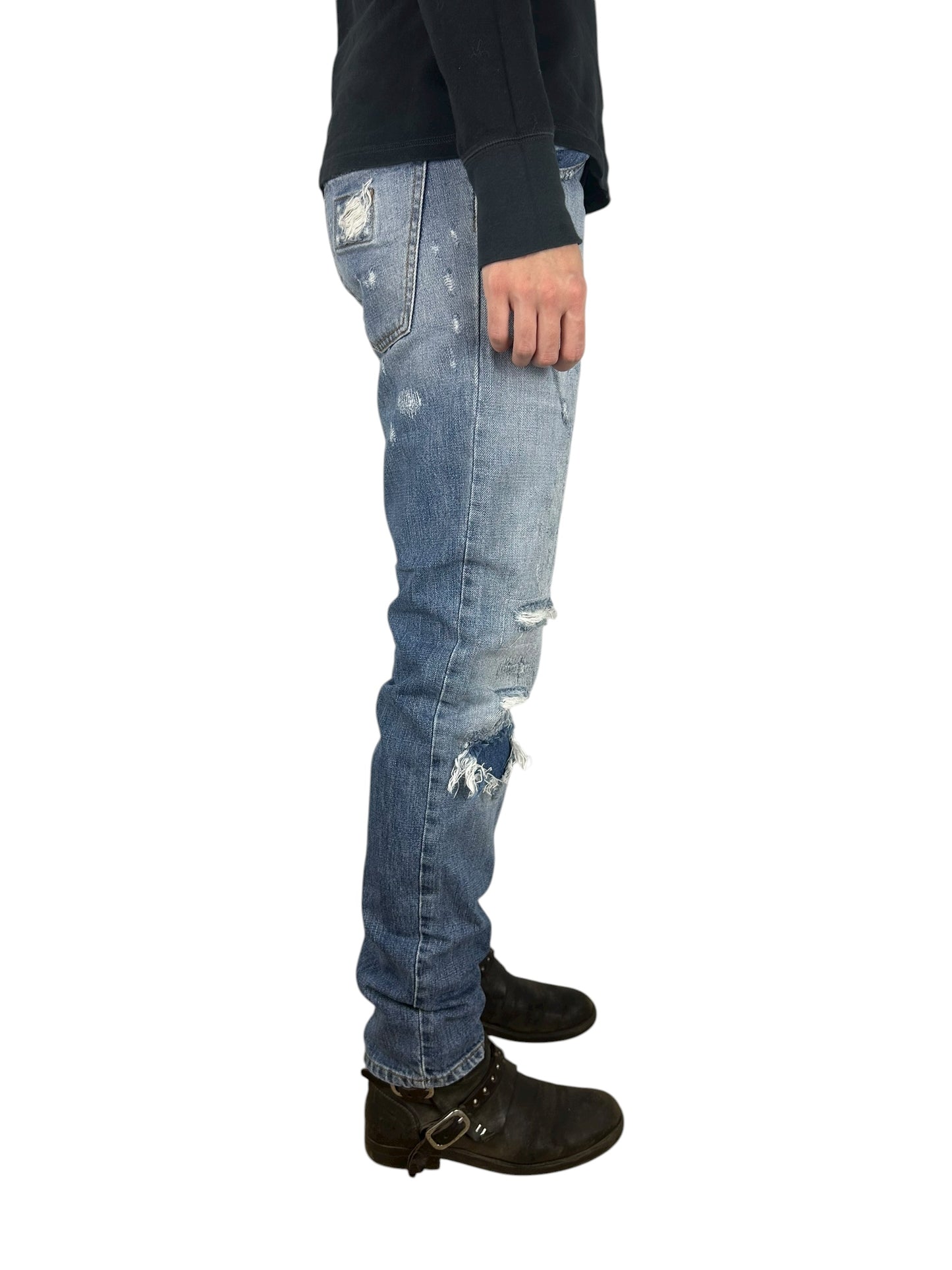 Dolce & Gabbana Distressed Blue Jeans (30x32)