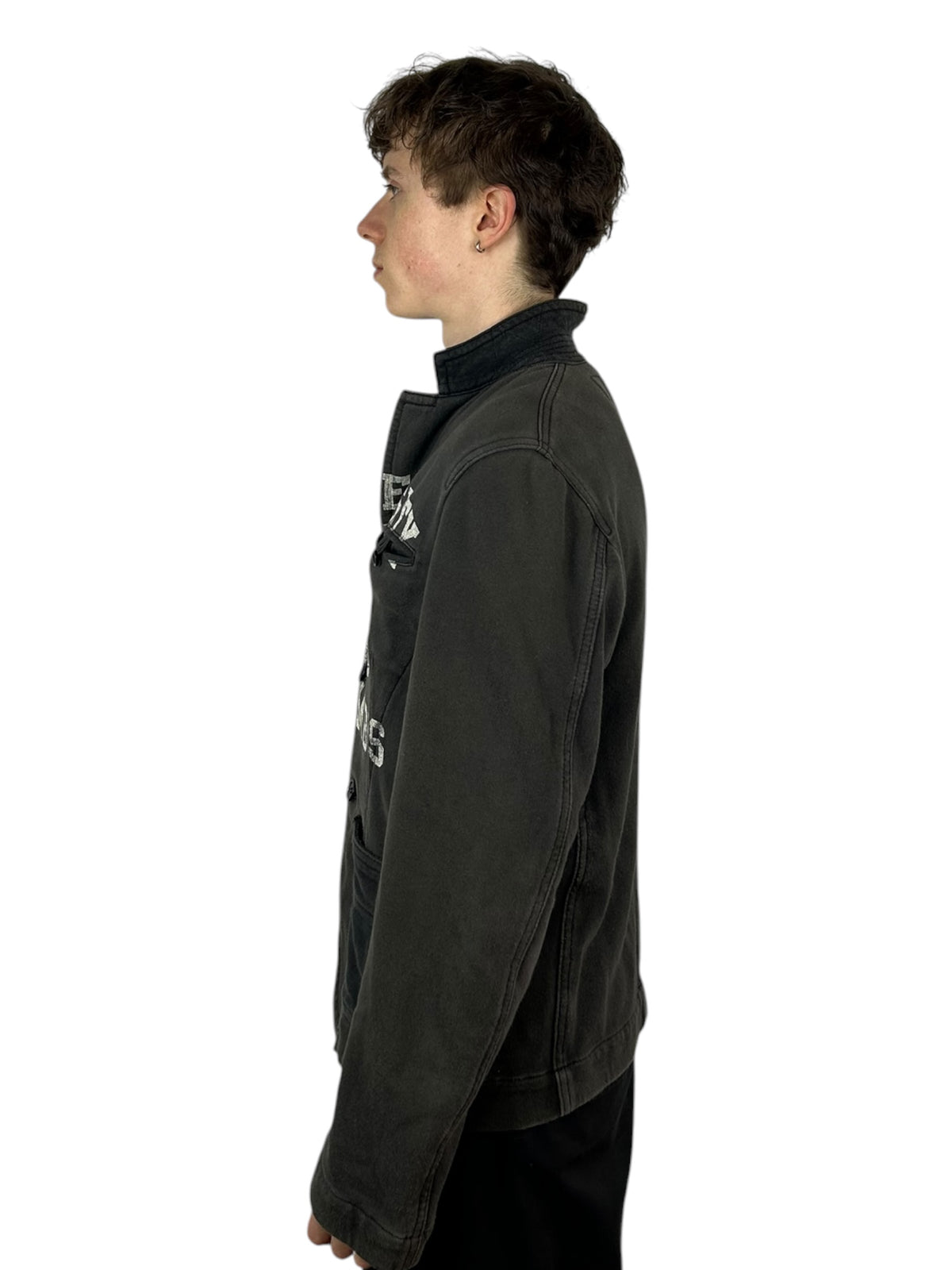 2006AD Junya Watanabe Man Deconstructed “Columbus University” Button-Up Jacket (S)