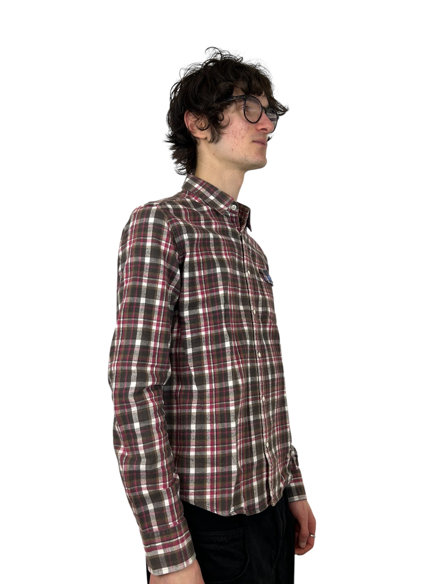 2000s PPFM “Wustenfuchs 1944” WWII Tartan Check Flannel (L)
