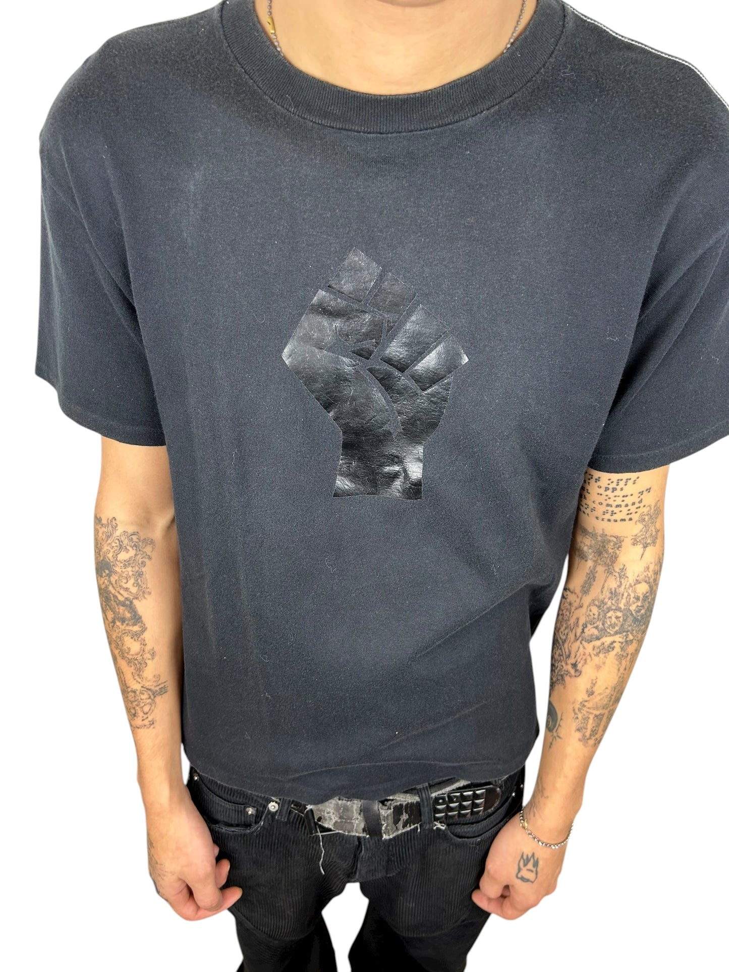 1998SS NWT Undercover Wet Summer Raised Fist T-Shirt (L)