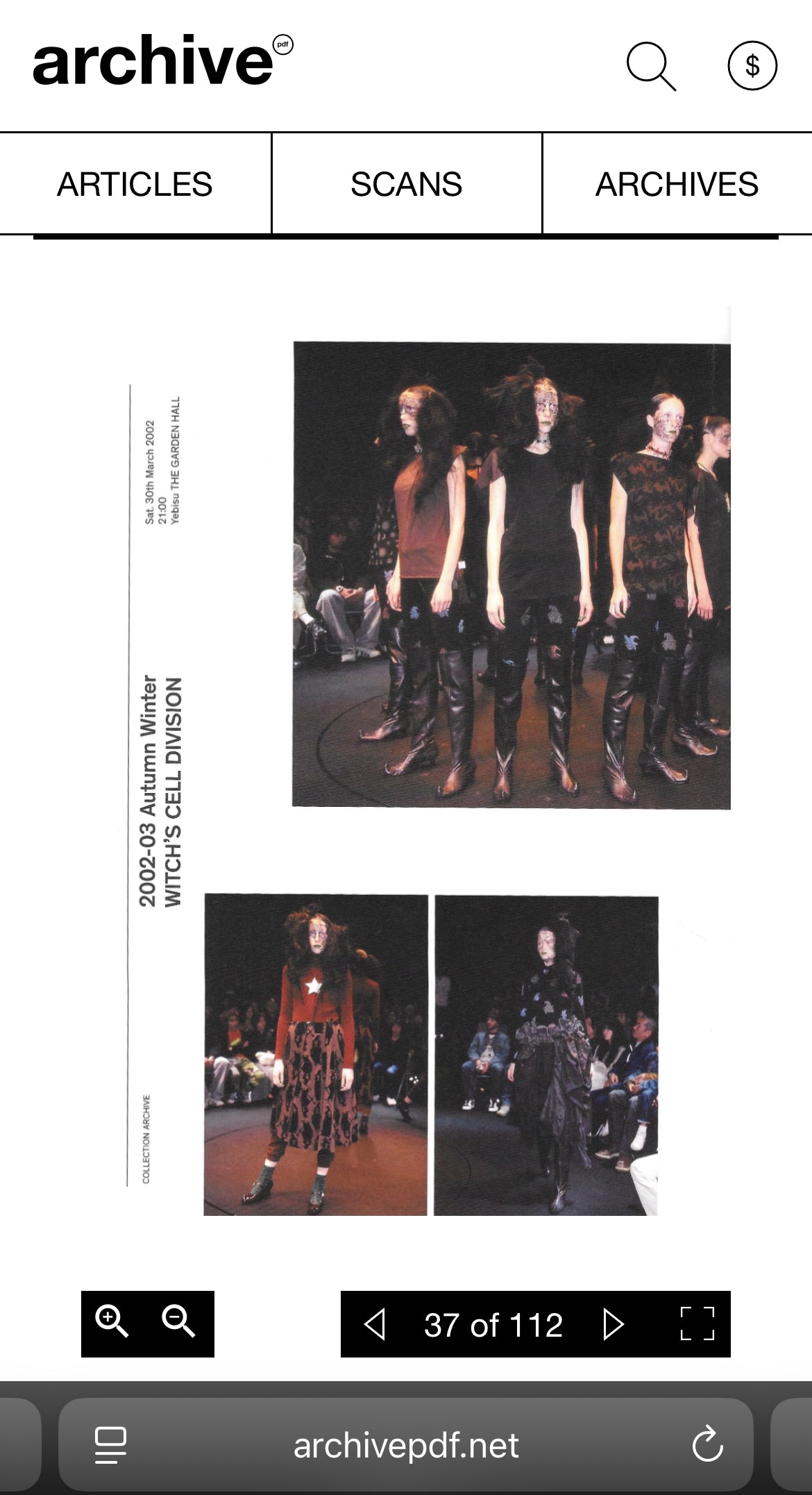 25th Anniversary Undercover Special Edition Quotation Magazine