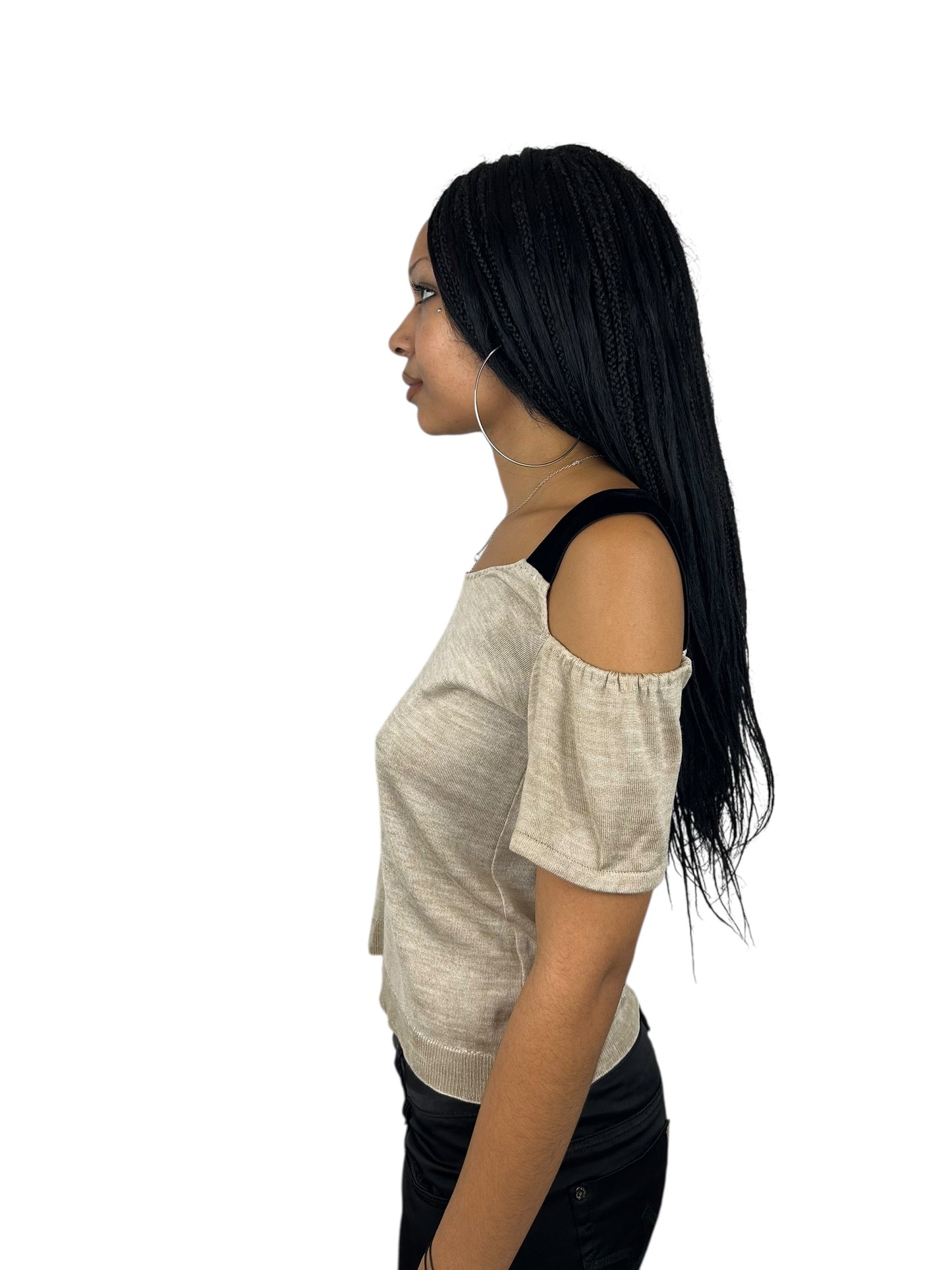 2000’s Prada Off The Shoulder Tank Top (S)