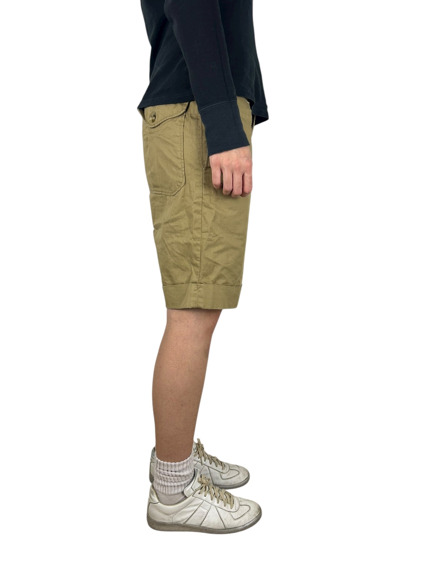 Engineered Garments Khaki Cargo Shorts (XS)