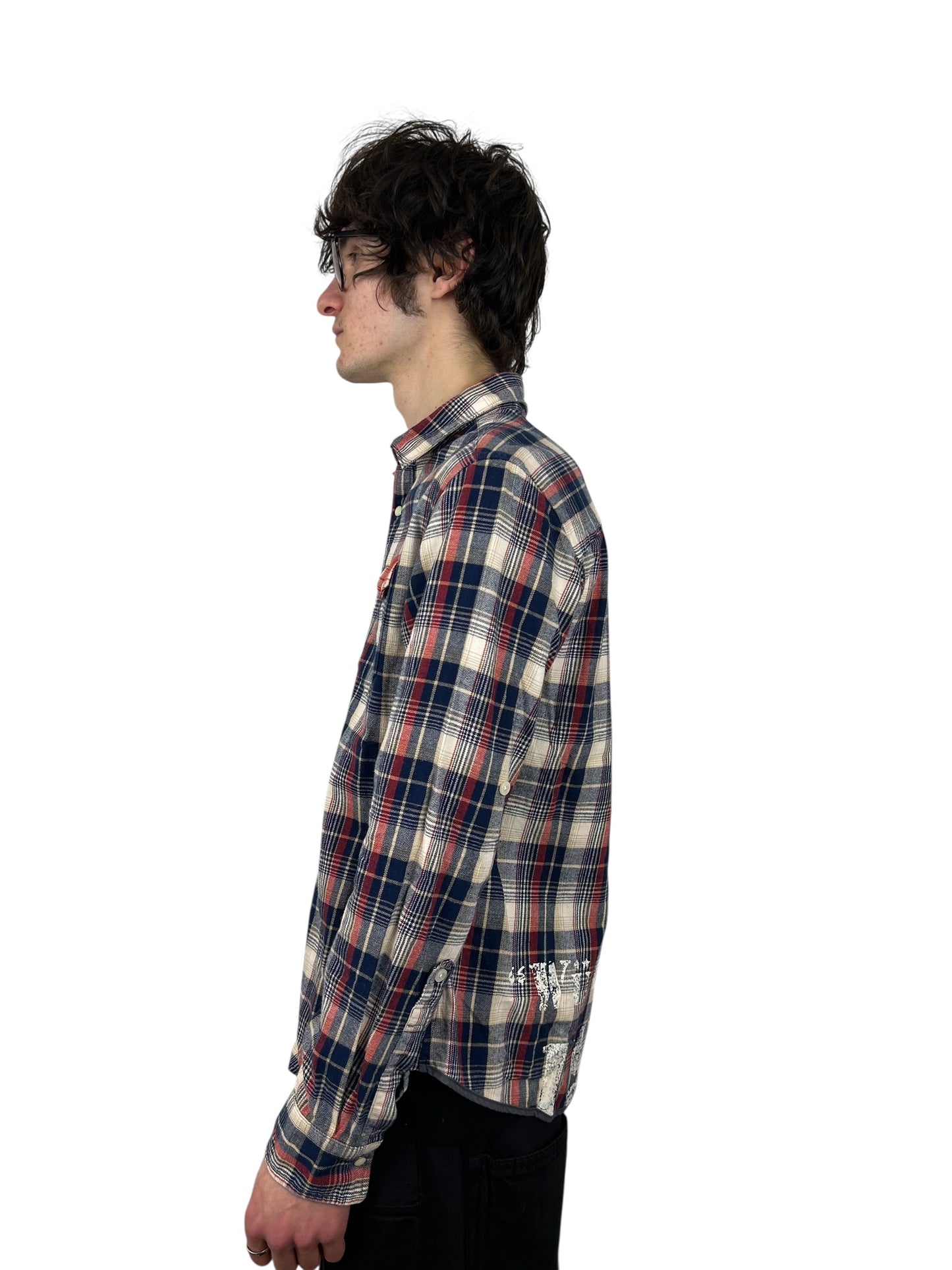 2000s PPFM “Wustenfuchs 1944” WWII Tartan Check Flannel (L)