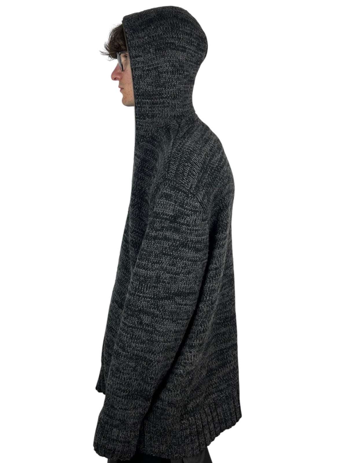PPFM Space Dye Full Zip Hooded
Chunky Knit (XL)