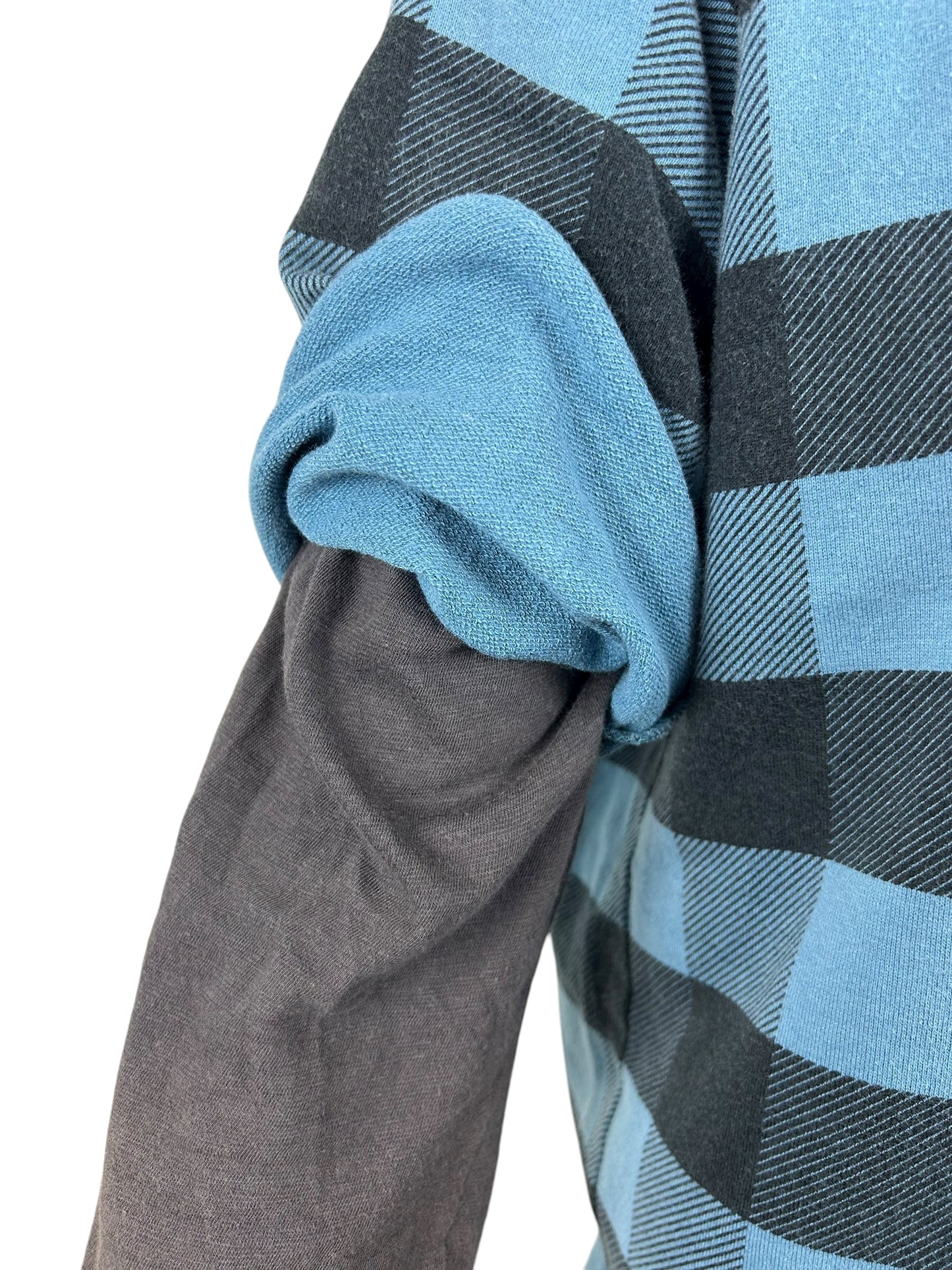 2012AW Undercover Sample 3/4 Sleeve Checkered Sweater (M)