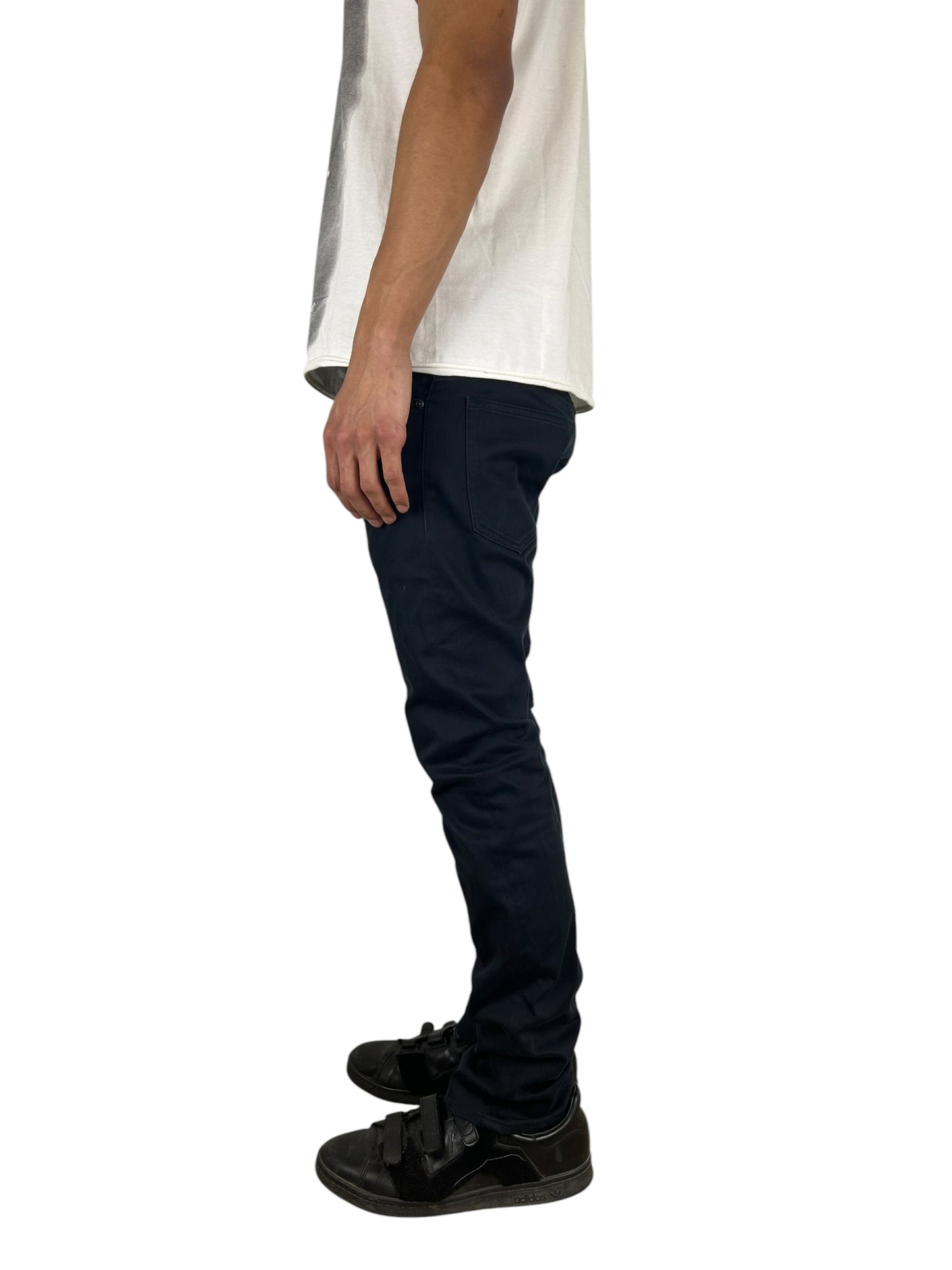 2000s Undercover x Hysteric Glamour Patty Smith Embroidery Slim Stretch Denim Jeans (30x29)