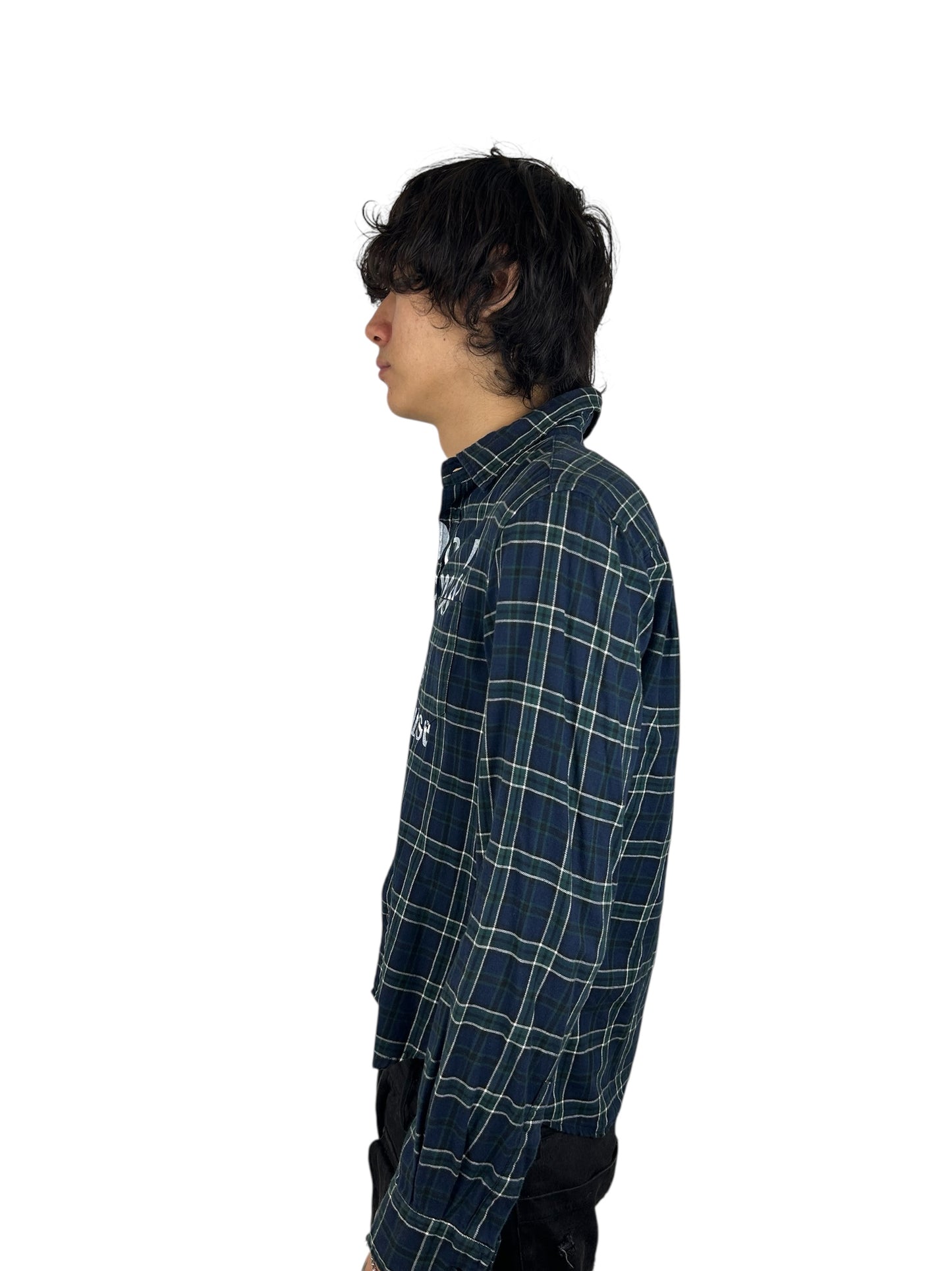 PPFM “Golden Kurt’s Noise” Black Watch Tartan Flannel (L)