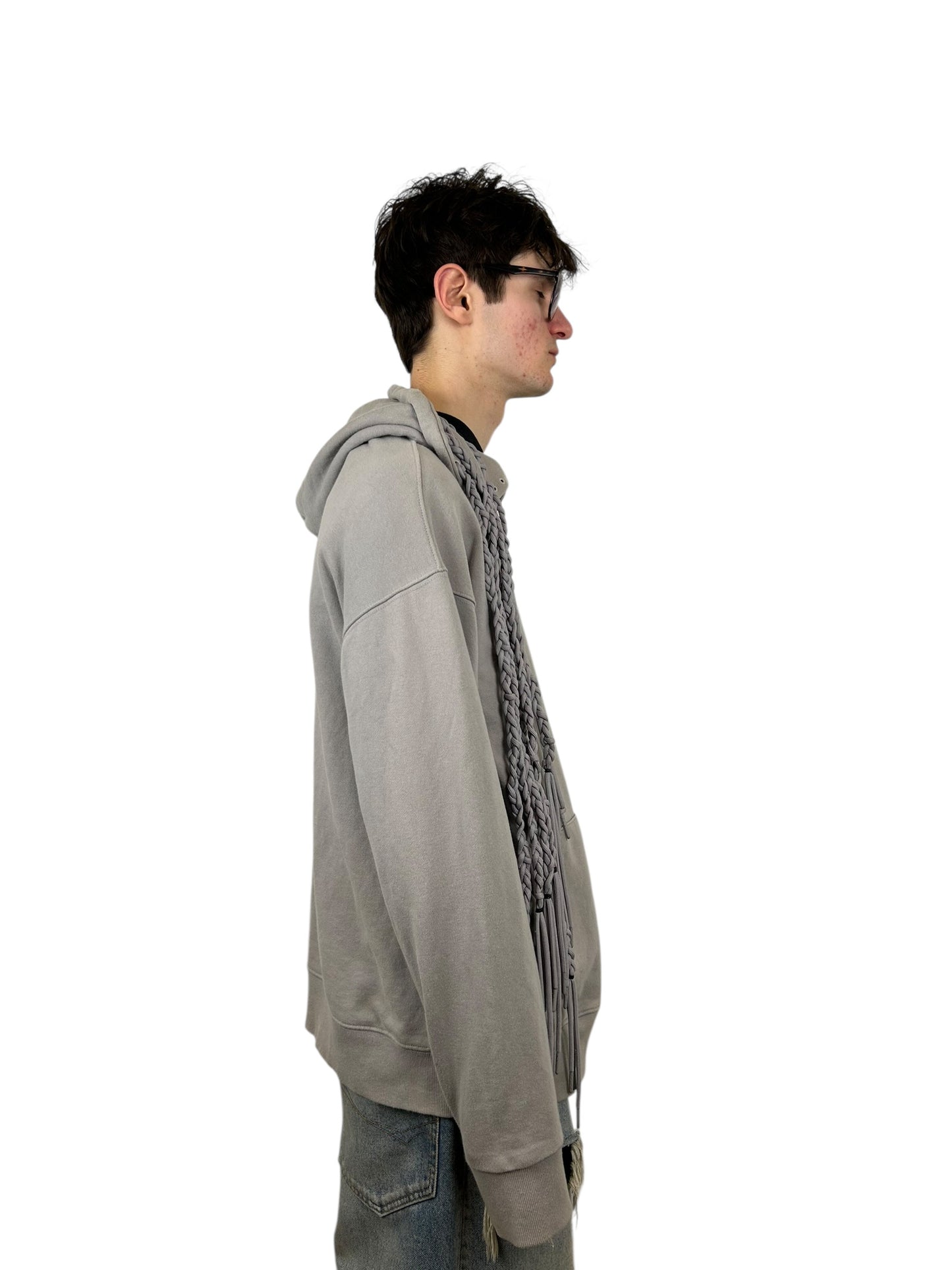 Post Archive Faction Multi Braided Grommet Sweater (L)