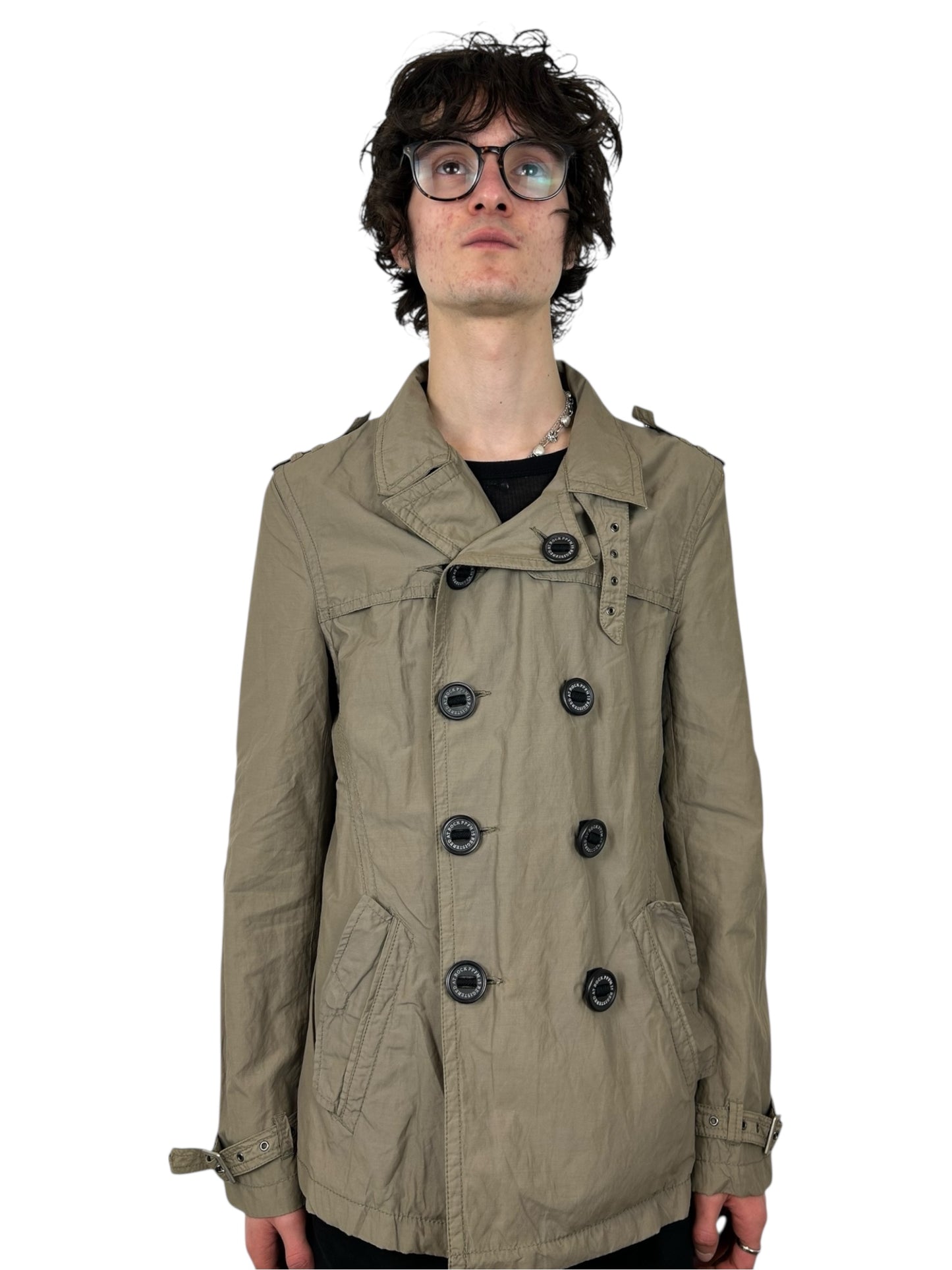 PPFM Military Utility Trench Coat w Internal Harness (L)