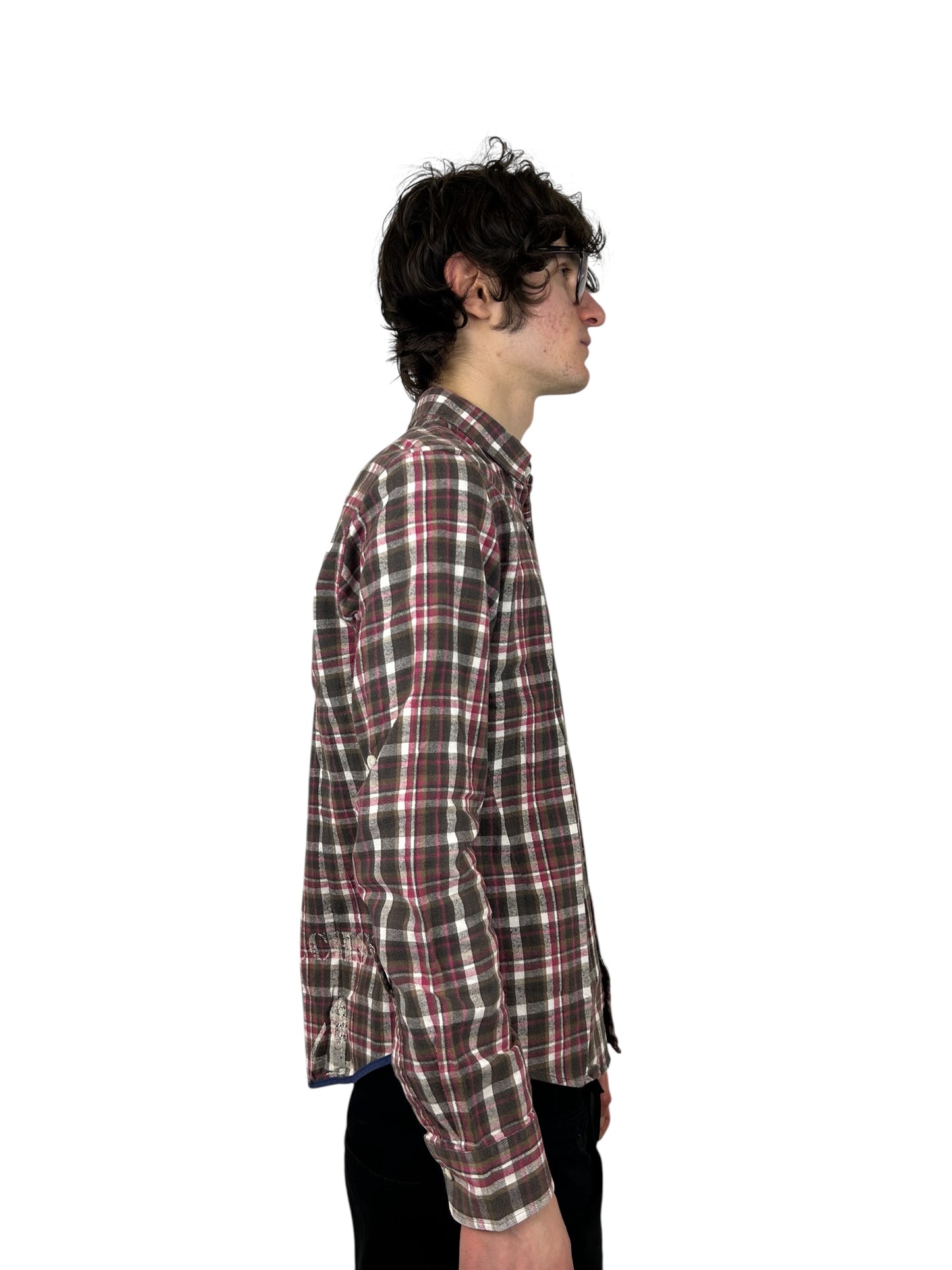 2000s PPFM “Wustenfuchs 1944” WWII Tartan Check Flannel (L)