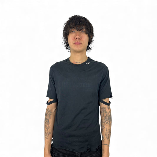 2007SS Undercover Distressed “Unknown Pleasures” Joy Division Graphic T-shirt (L)