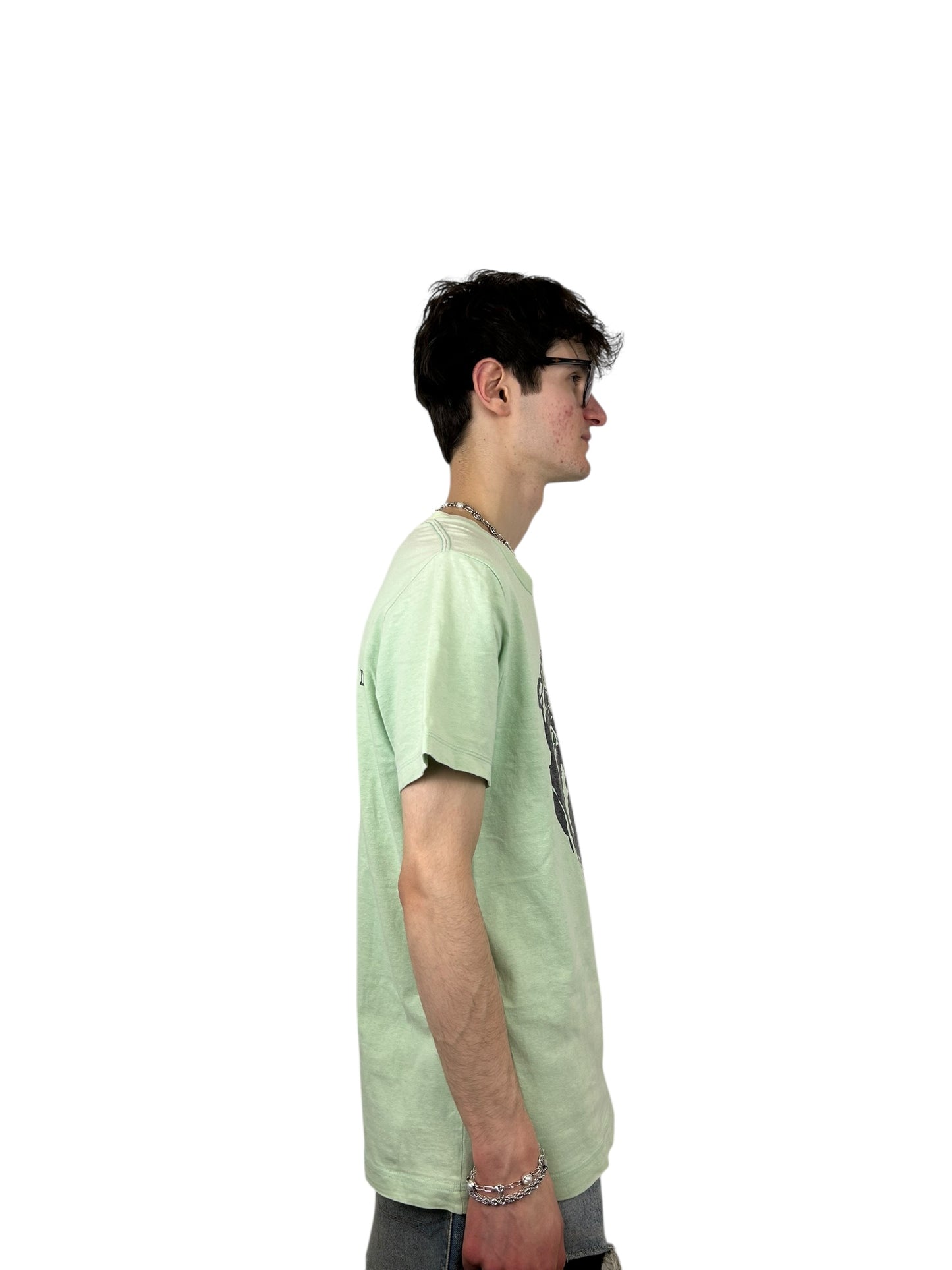 2003AW Undercover “Paperdoll” Rudolph Rocker Portait Graphic T-shirt (M)