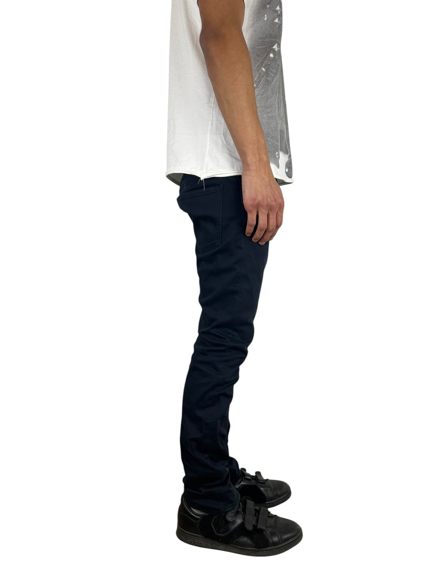 2000s Undercover x Hysteric Glamour Patty Smith Embroidery Slim Stretch Denim Jeans (30x29)