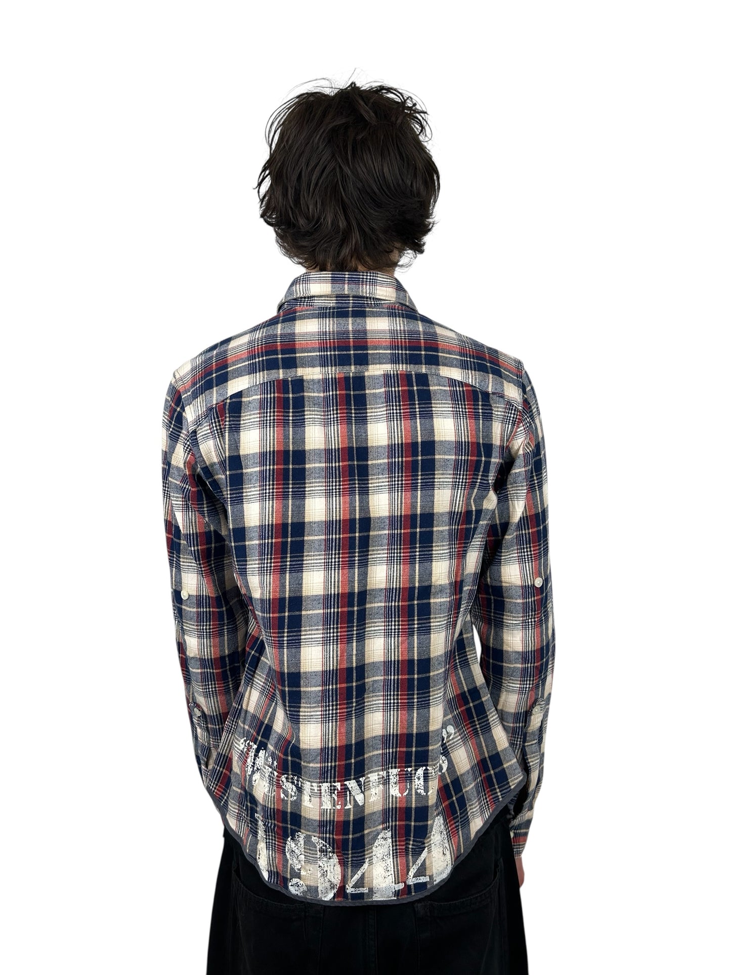 2000s PPFM “Wustenfuchs 1944” WWII Tartan Check Flannel (L)