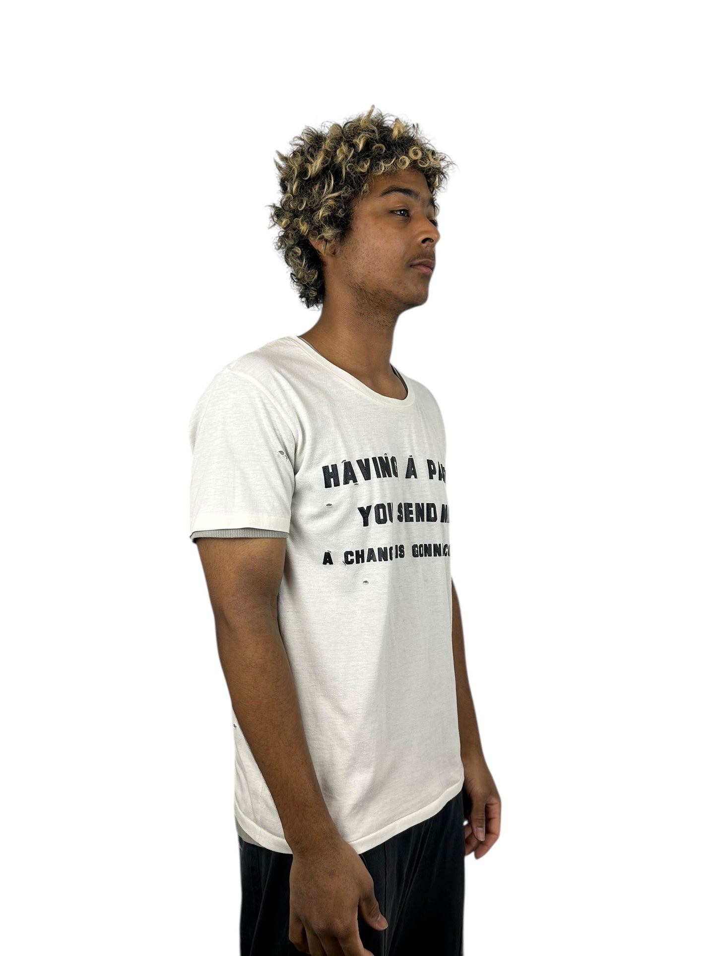 Johnbull Double Layer Souvenir Typography Tshirt