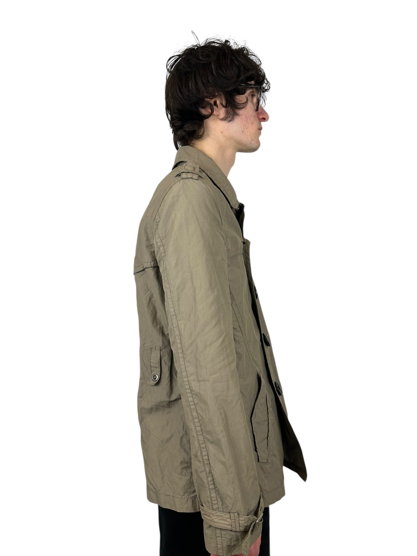 PPFM Military Utility Trench Coat w Internal Harness (L)