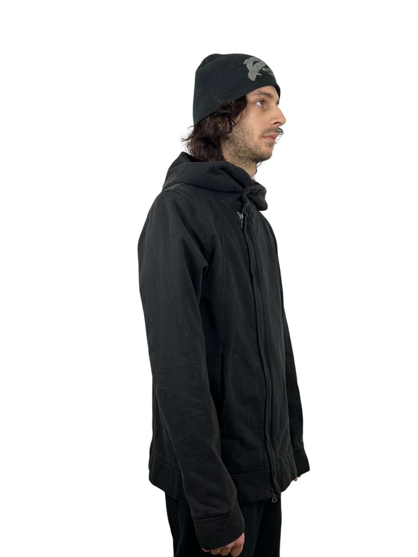 Johnbull “Skew” Asymmetrical Zip Hoodie (L)