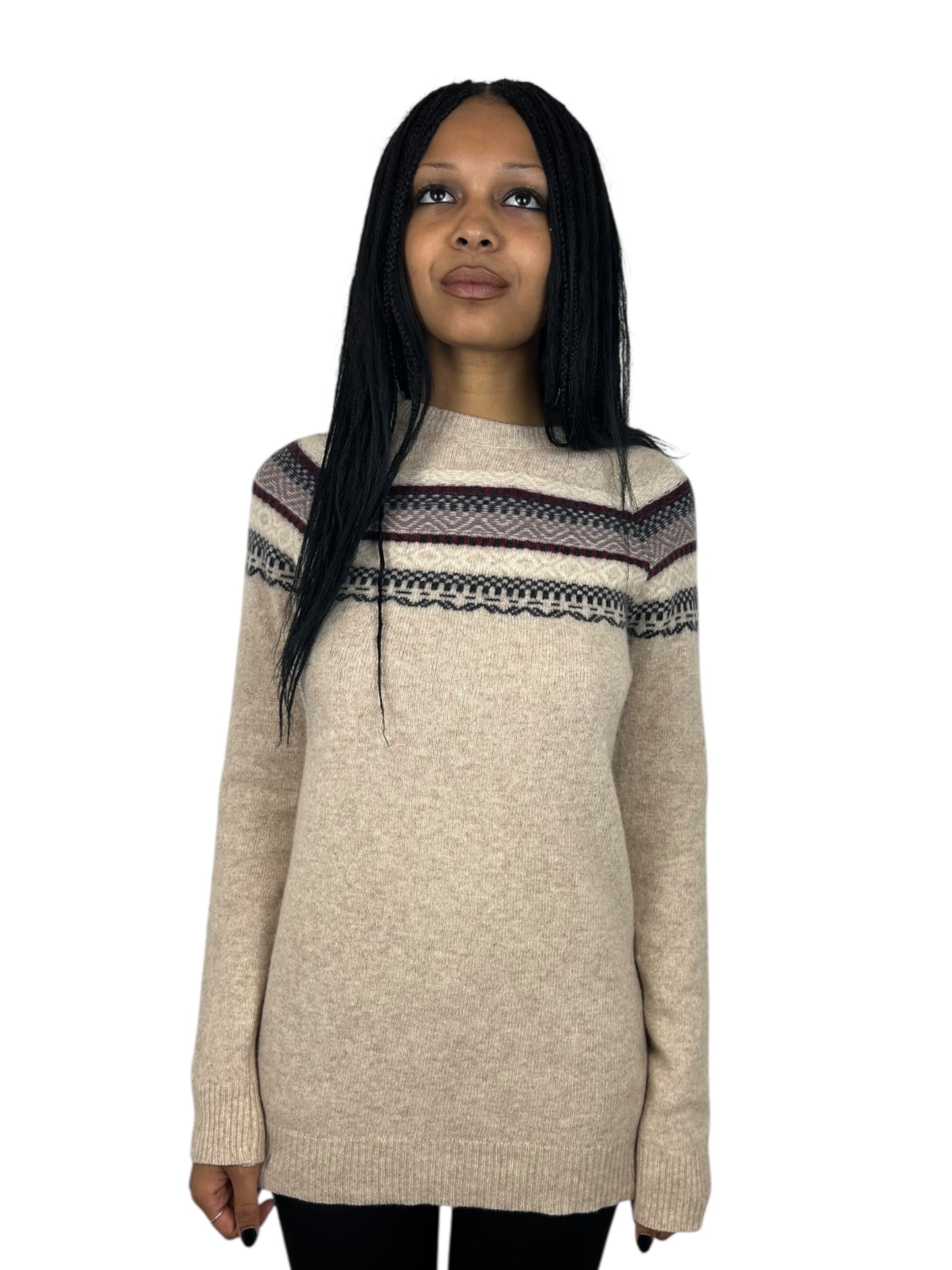 2010AW Undercover Nordic Yoke Wool Knit Sweater (M)