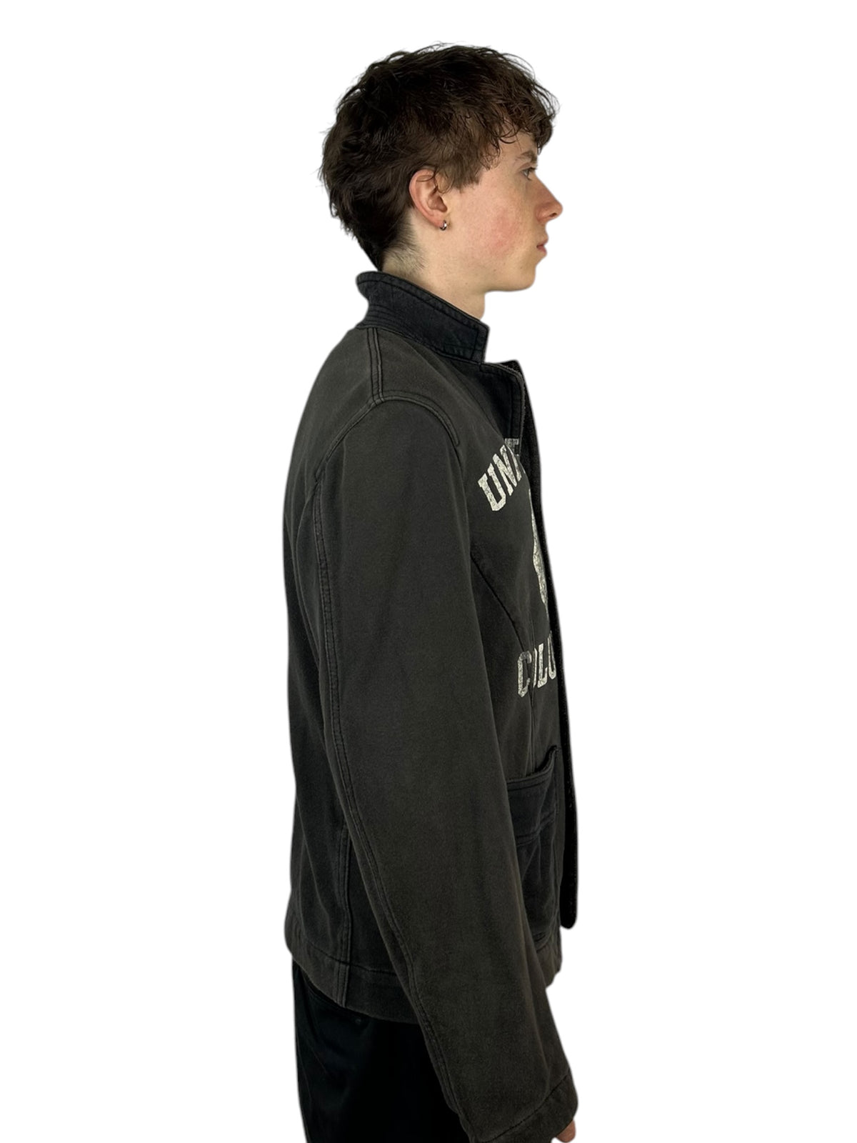 2006AD Junya Watanabe Man Deconstructed “Columbus University” Button-Up Jacket (S)