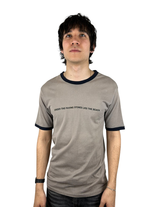 1994SS Undercover “Under The Paving Stones Lie The Beach” Graphic T-Shirt (L)