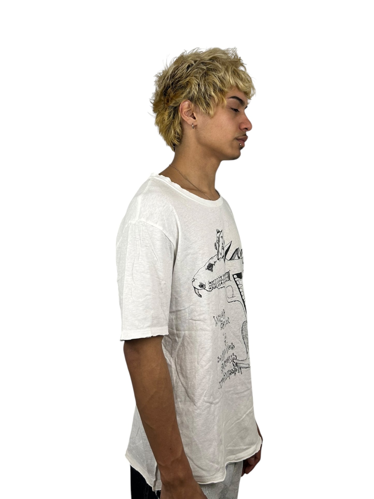 2004 Undercoverism x Comme des Garçons Hybrid Animal Gun Graphic T-Shirt (M)
