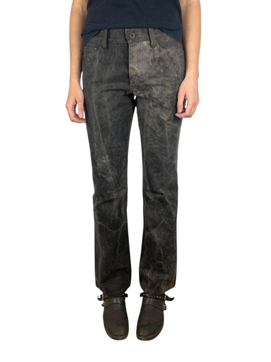 5351 Pour Les Homme 
Waxed Coated Black Denim (28x31)