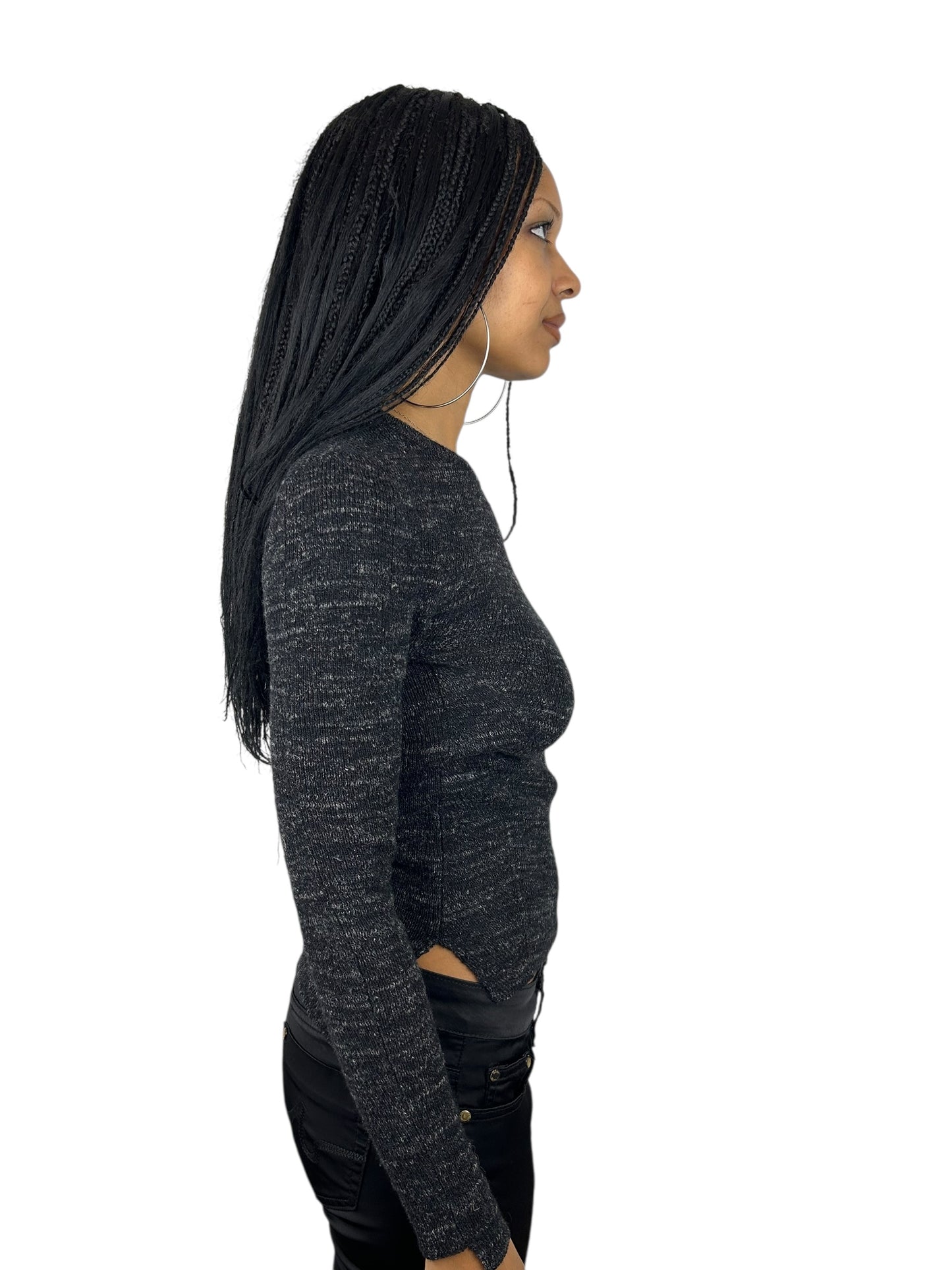 2000's Celine by Phoebe Philo Asymmetrical Wool Sweater (S)