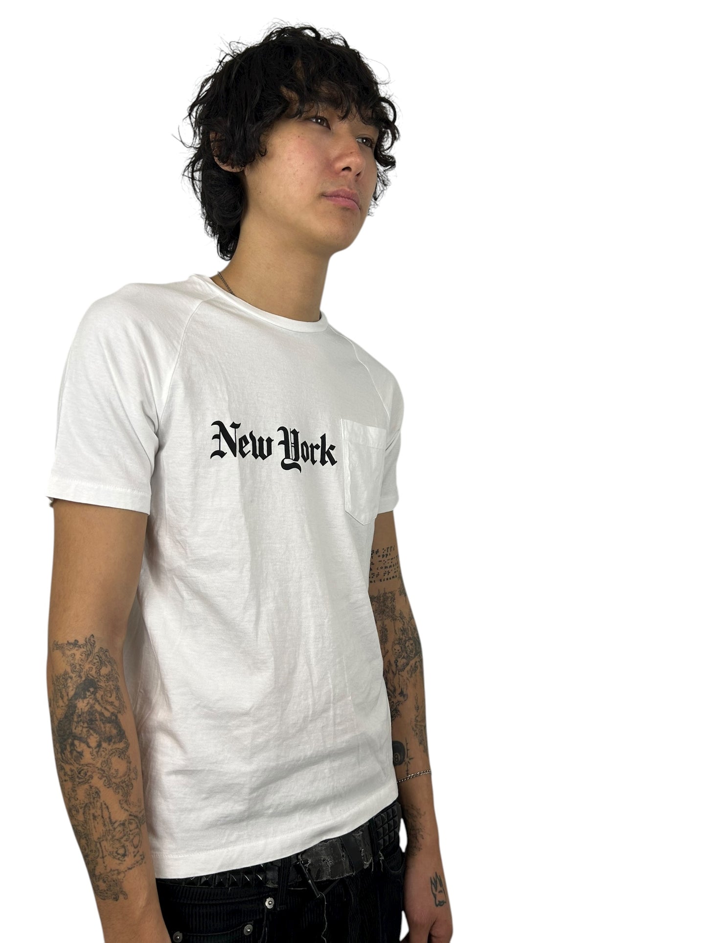 2007AW Number (N)ine New York Pocket T-Shirt (L)