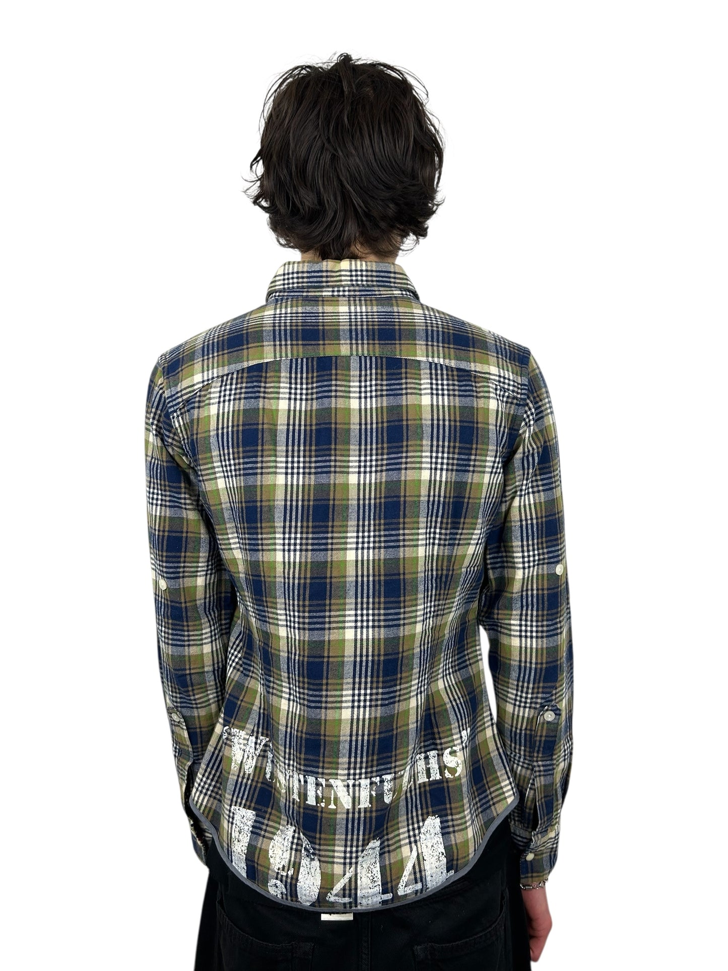2000s PPFM “Wustenfuchs 1944” WWII Tartan Check Flannel (M)