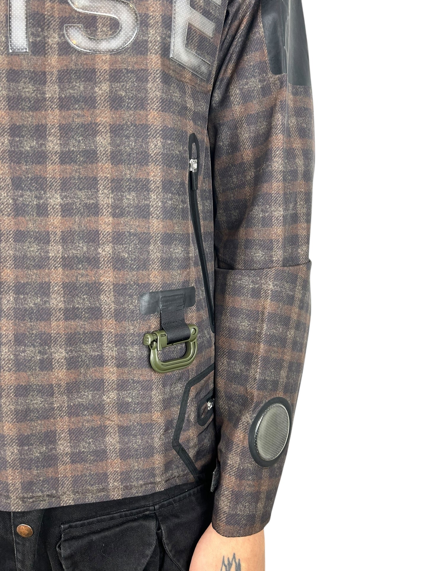 2014SS Undercover Sample “Noise” Plaid Rain Jacket (L)