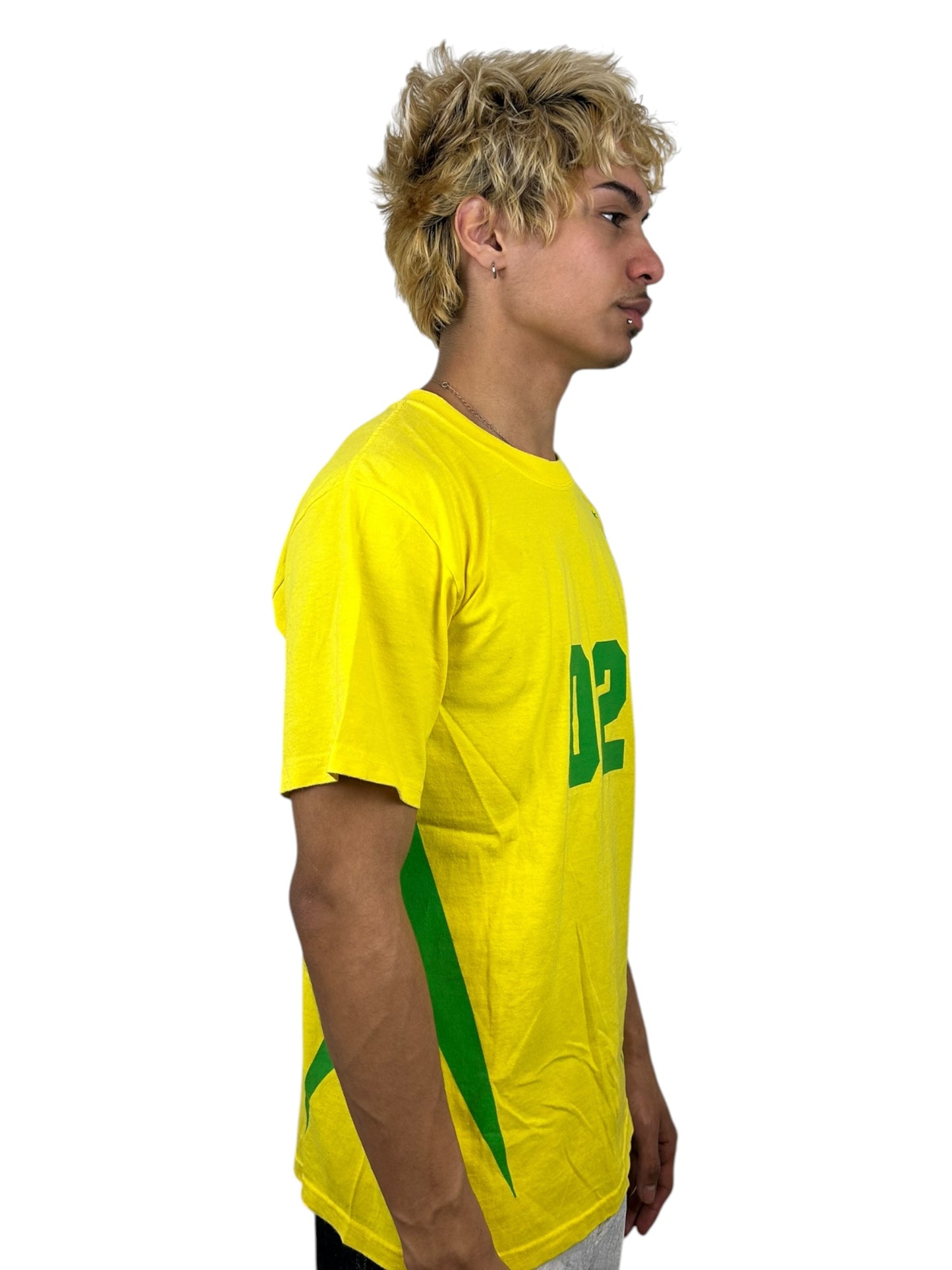 2002 Fuji Rock Festival FRF Brazil Style Graphic Lineup Print T-Shirt (M)