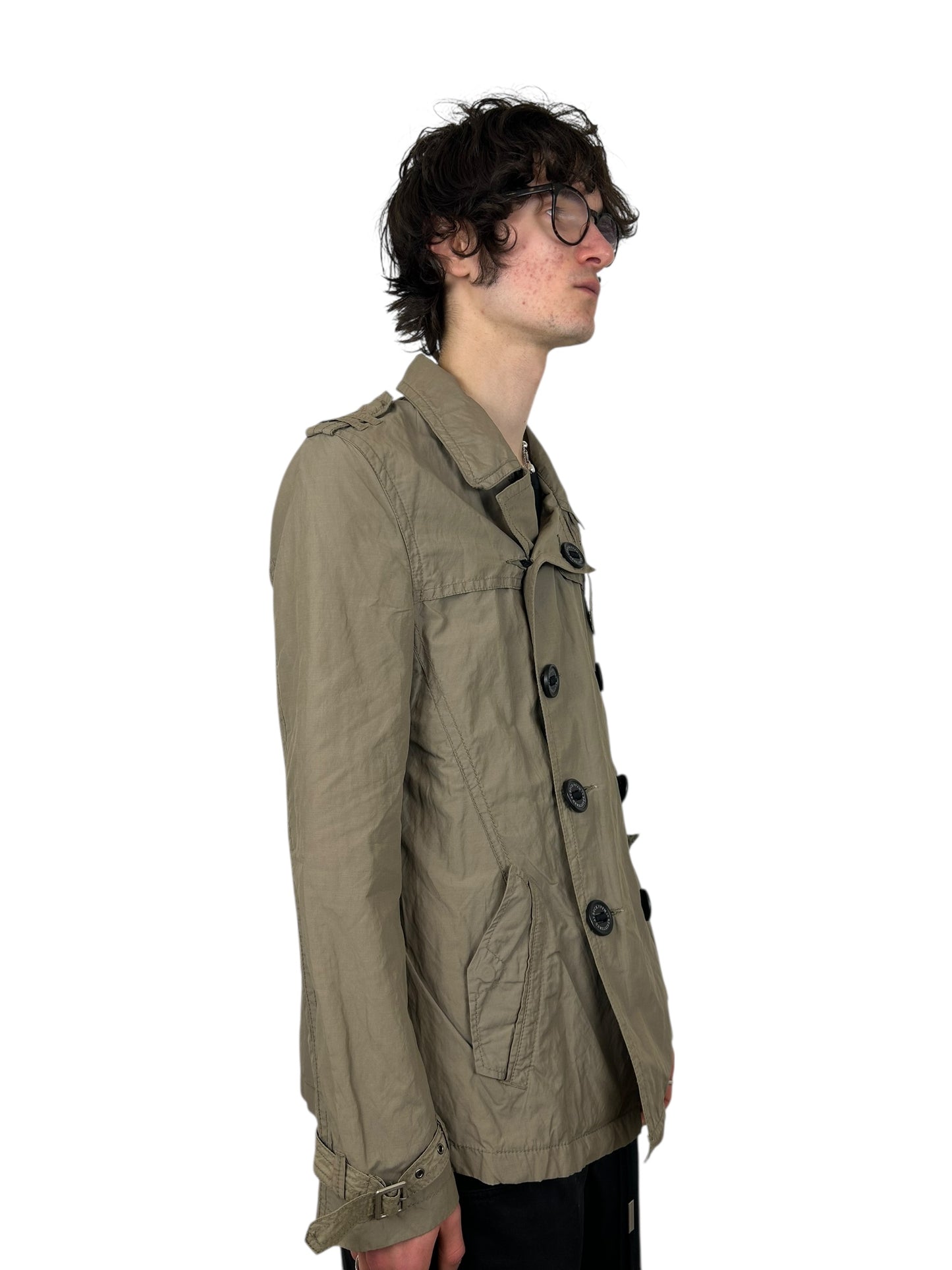 PPFM Military Utility Trench Coat w Internal Harness (L)
