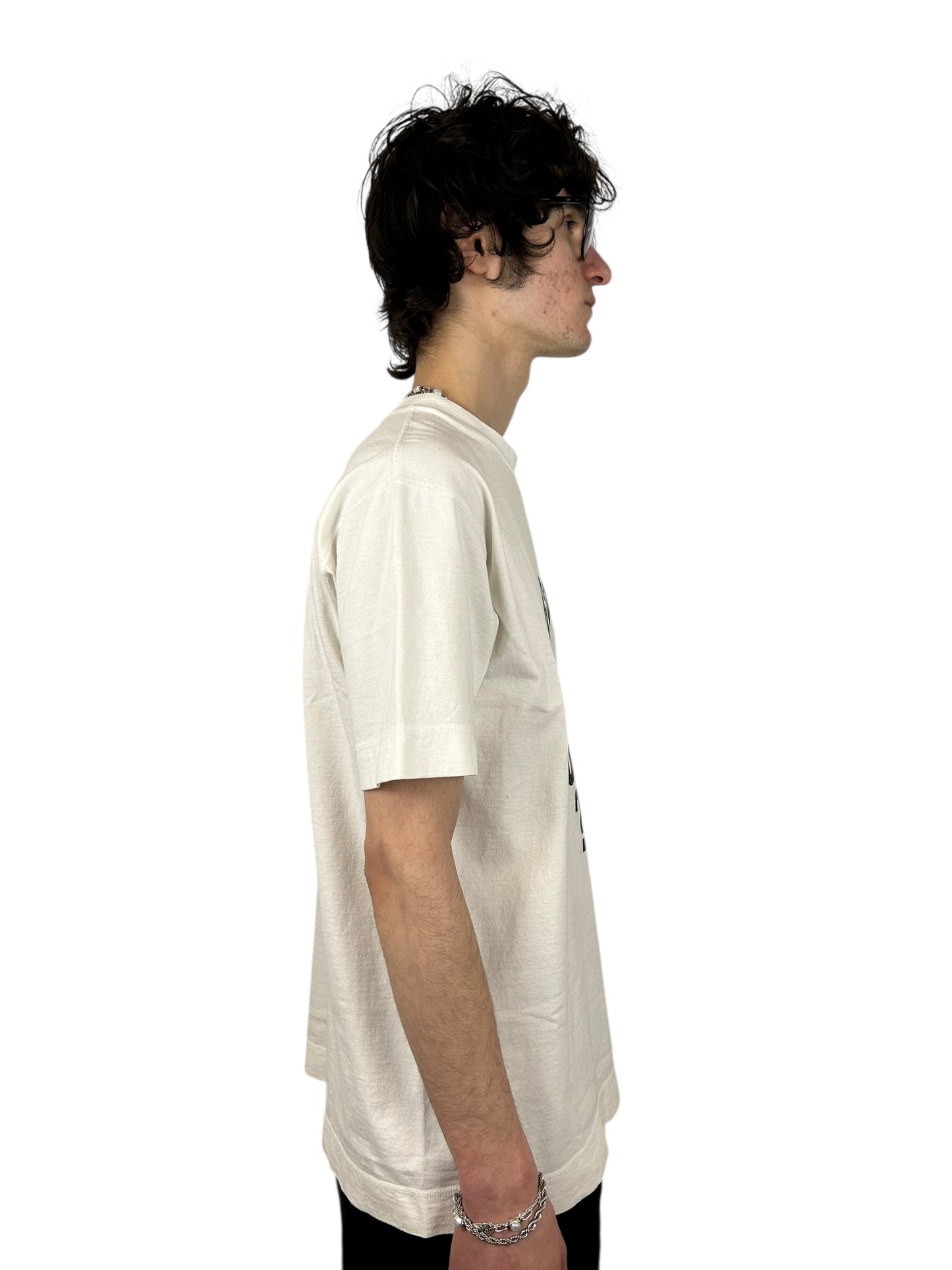 2004 General Research "God or Gods?" Faded Graphic T-shirt (L)
