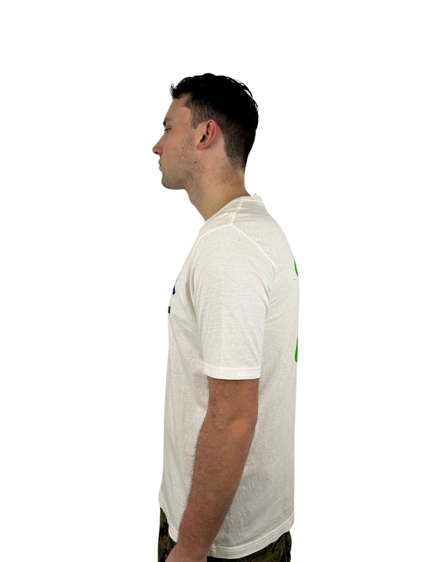 2007SS Undercover Purple "NEU2” Graphic T-Shirt (L)