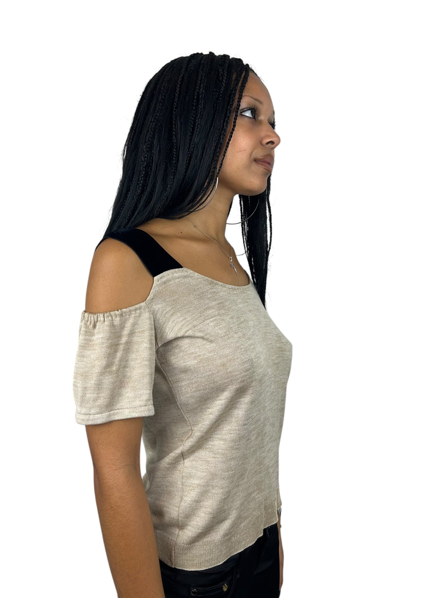 2000’s Prada Off The Shoulder Tank Top (S)