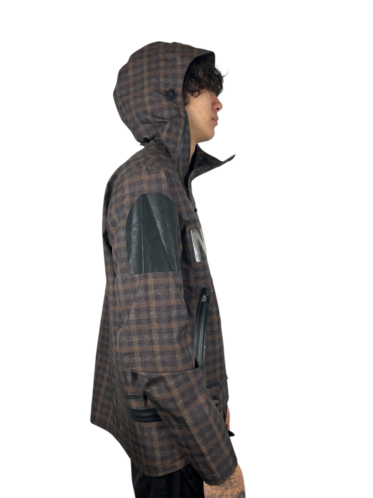2014SS Undercover Sample “Noise” Plaid Rain Jacket (L)