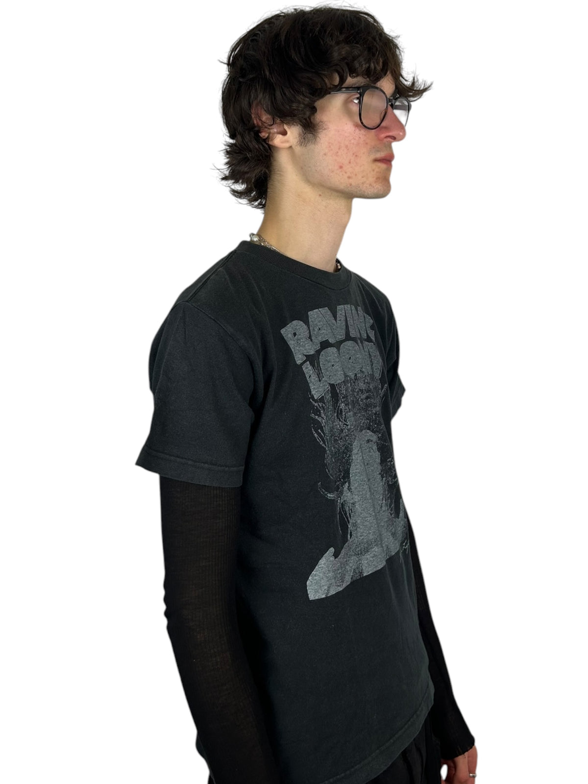 2000s Peel & Lift "Raving
Loony" Graphic T shirt (M)