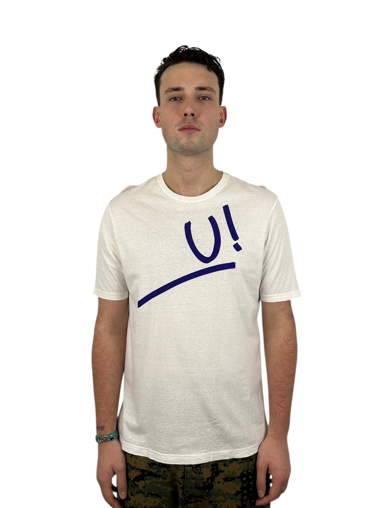 2007SS Undercover Purple "NEU2” Graphic T-Shirt (L)