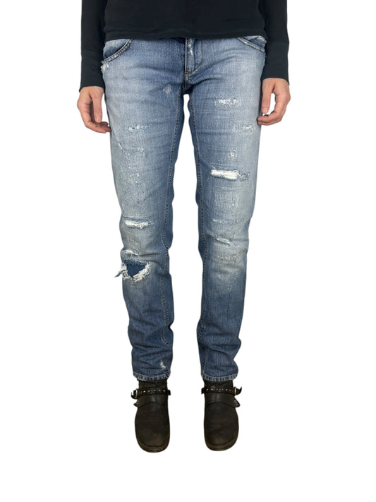 Dolce & Gabbana Distressed Blue Jeans (30x32)