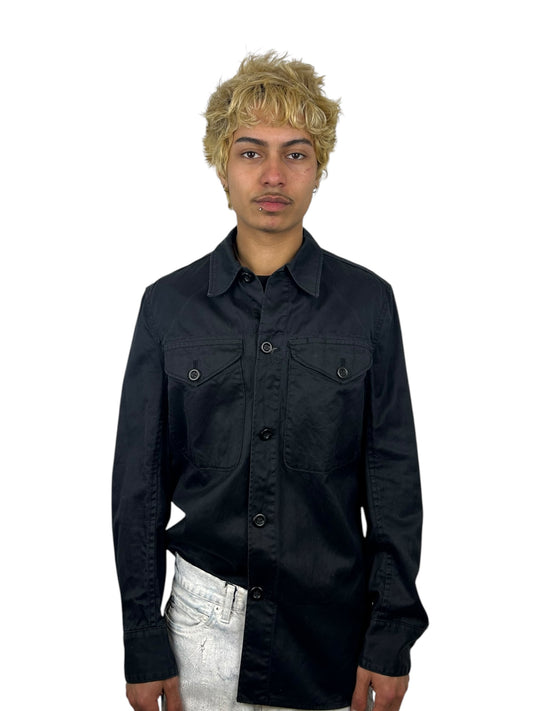 2001 General Research “Battle Shirt” Treated Cotton Button Up (L)
