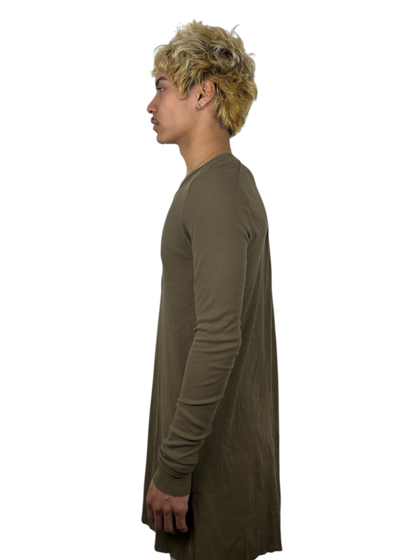 JULIUS Pre Fall 2025 Olive "Europa" HighTwist Rib LS (M/L)