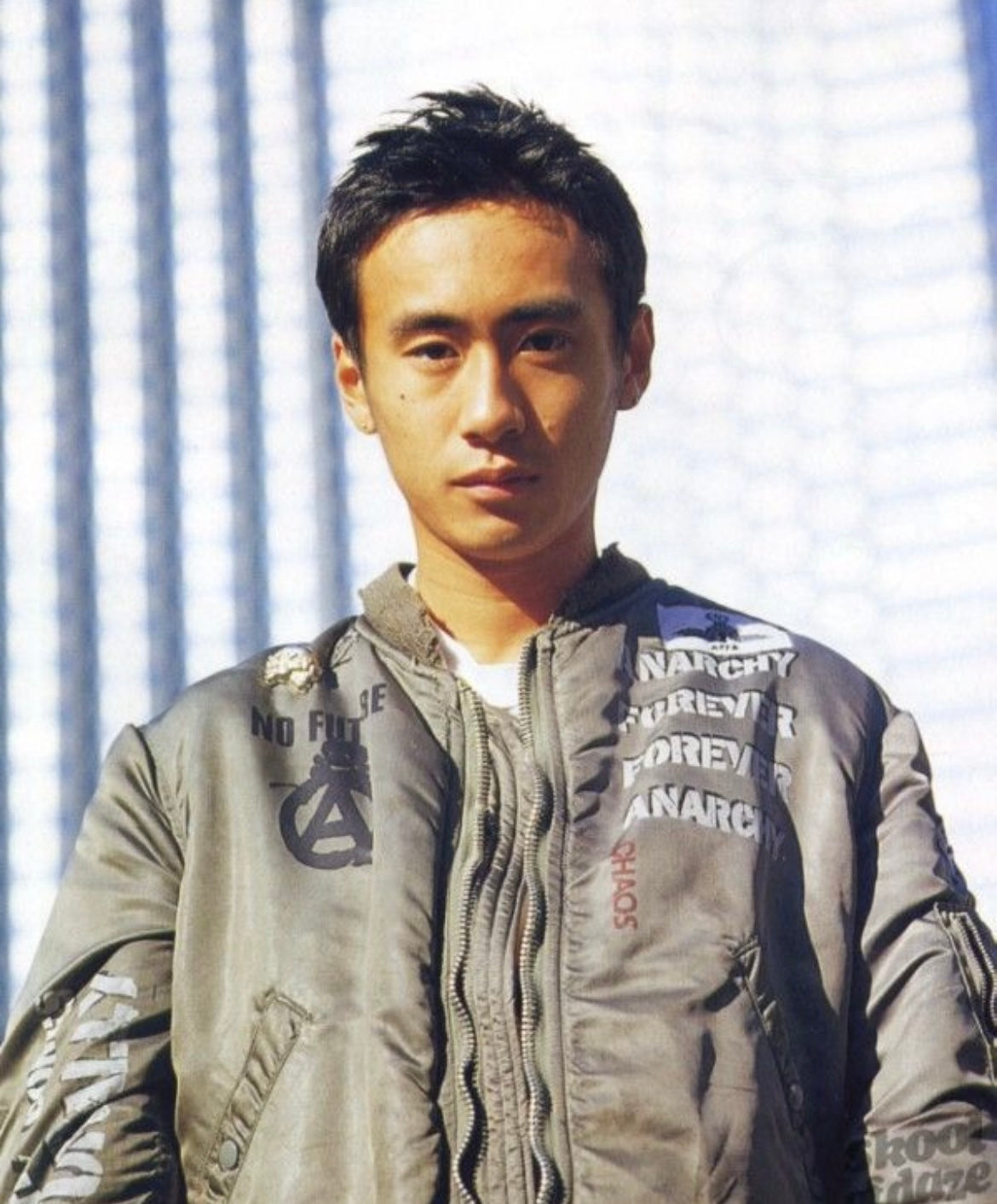 1993 A.F.F.A Custom Stencil 1 OF 1 MA-1 Bomber Bootleg/Reproduction (L)