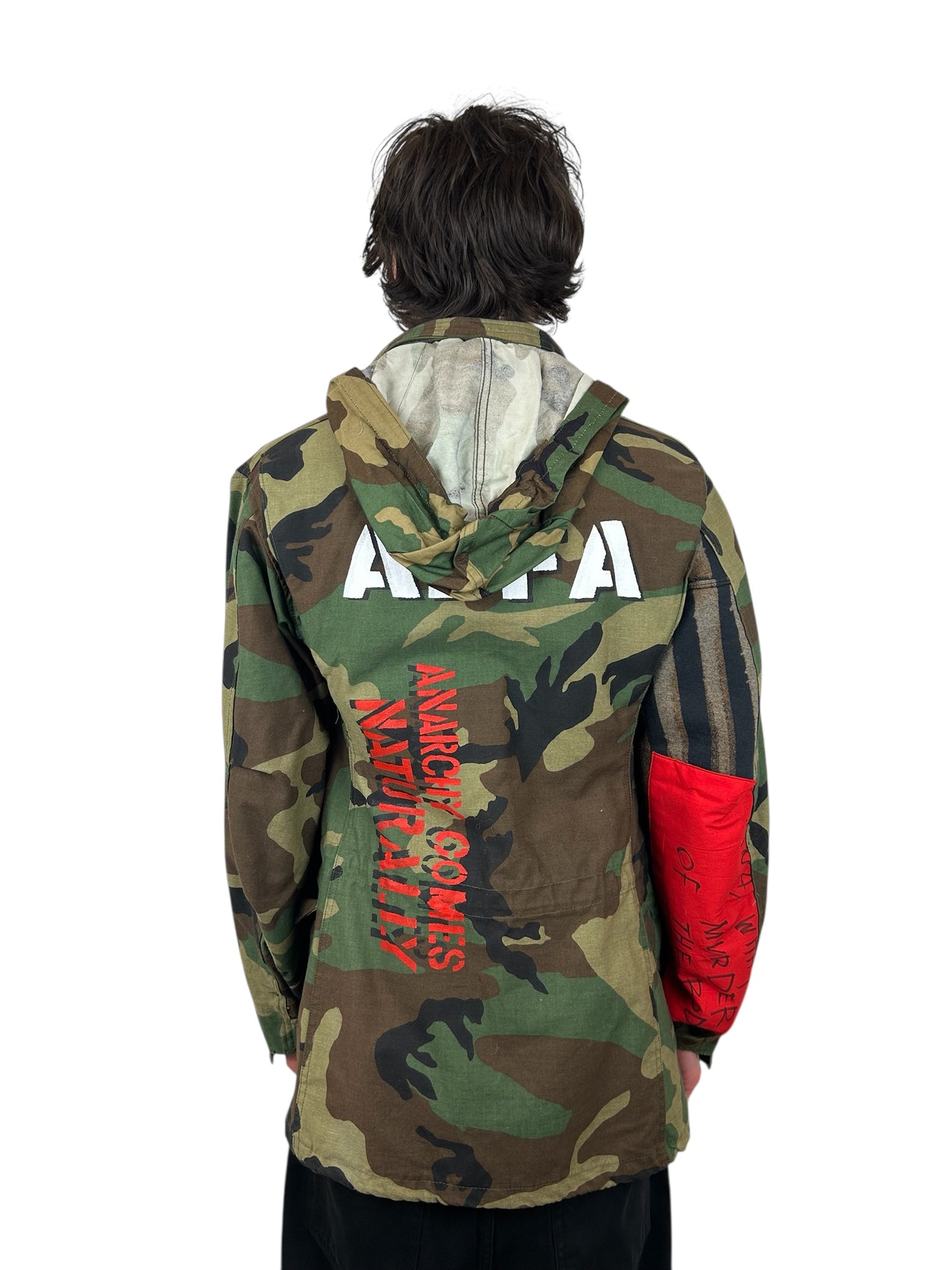 1993 A.F.F.A Custom Stencil 1 OF 1 MA-1 Bomber Bootleg/Reproduction (L)