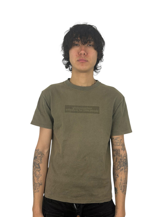 1998SS Undercover “Willpower For The Little People” Box Logo T-Shirt (L)