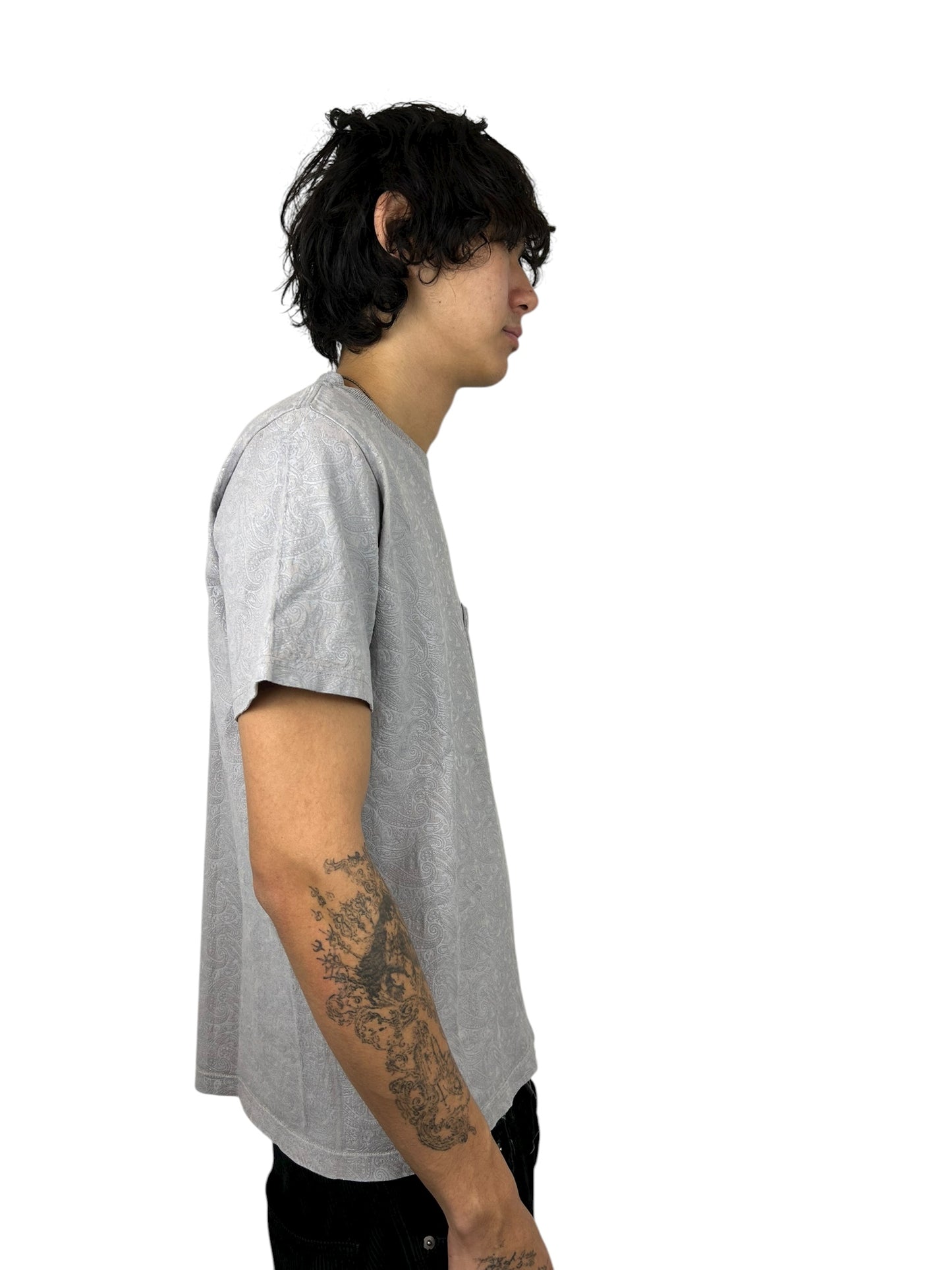 2008AW Number (N)ine Paisley Printed T-Shirt (L)